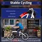 20 Inch 6-Speed Folding Bicycle for Adults - Adjustable Seat & Dual Brake System - Portable Commuter Bike for Travel, Workout & Urban Cycling (White)