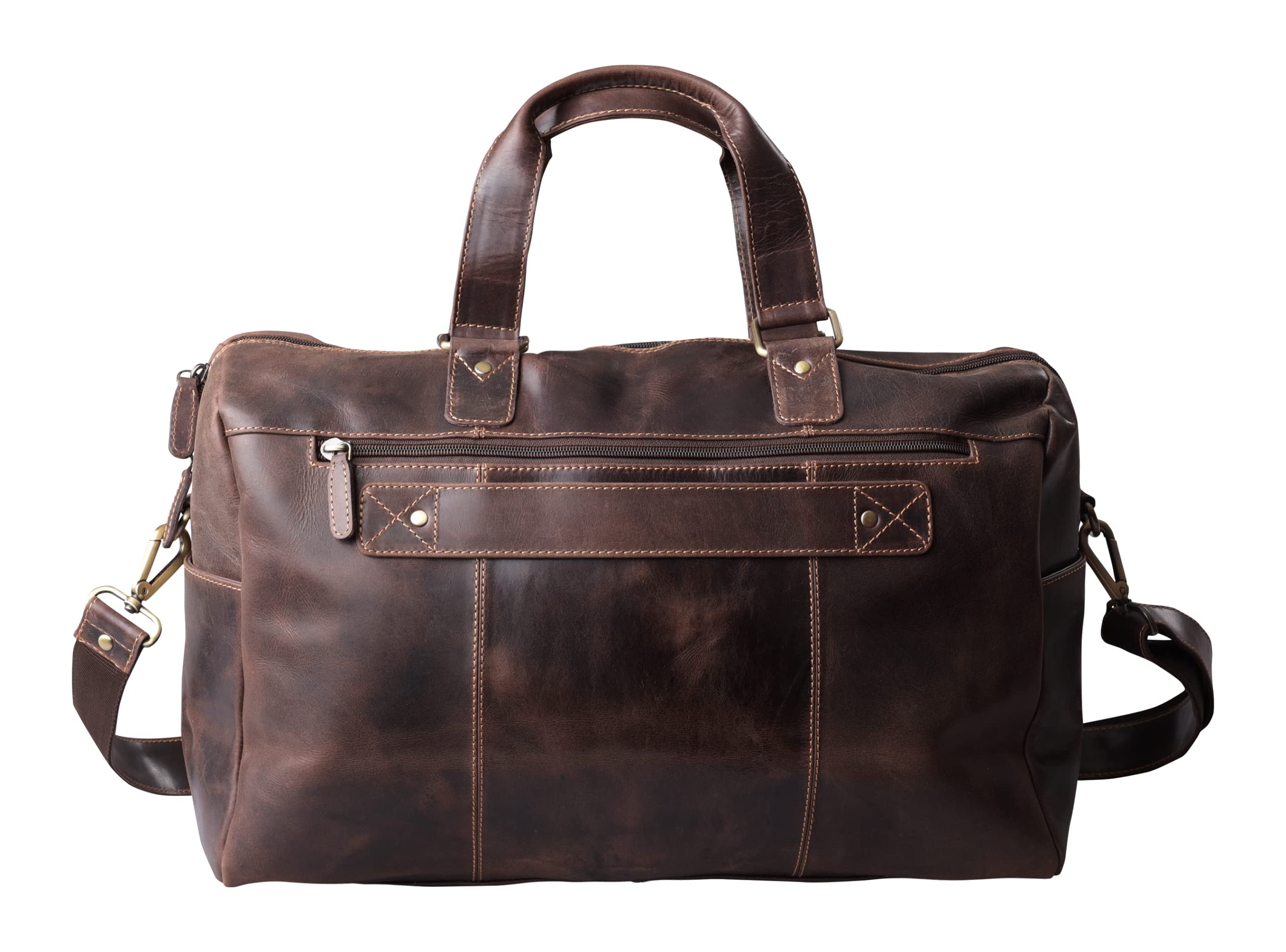 Large Durable Duffel Bag for Travel - Carry On Garment Bag with Secure Luggage Strap to Prevent Falling - Perfect for Business Trips & Weekend Getaways by Bayfield Bags