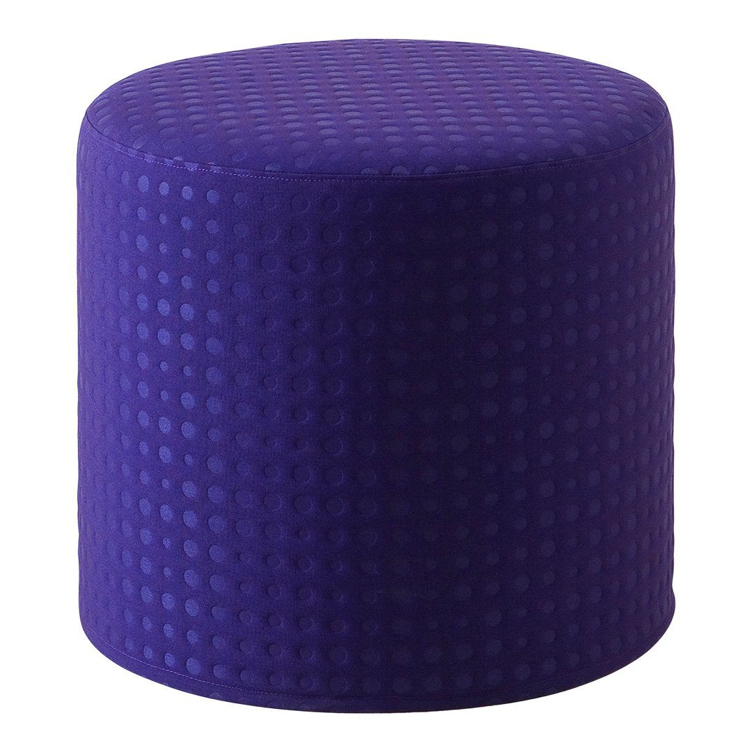 Softline Drum Pouf Ottoman - Round Footstool with Soft Fabric, Perfect for Living Room, Bedroom, or Nursery - Versatile Seating & Footrest for Home Decor