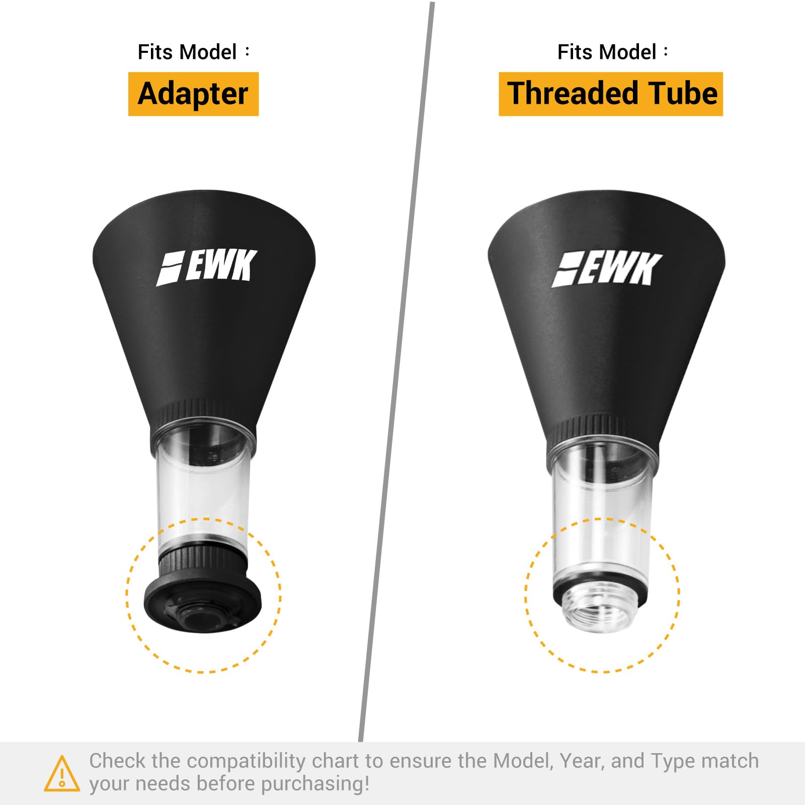 EWK Threaded Oil Funnel for Toyota & Lexus - Compatible with Engine Oil Changes - Perfect for DIY Car Maintenance & Garage Use