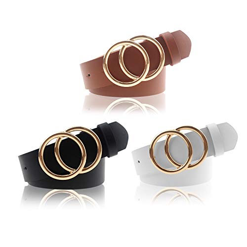 Double Ring - White Black Brown
