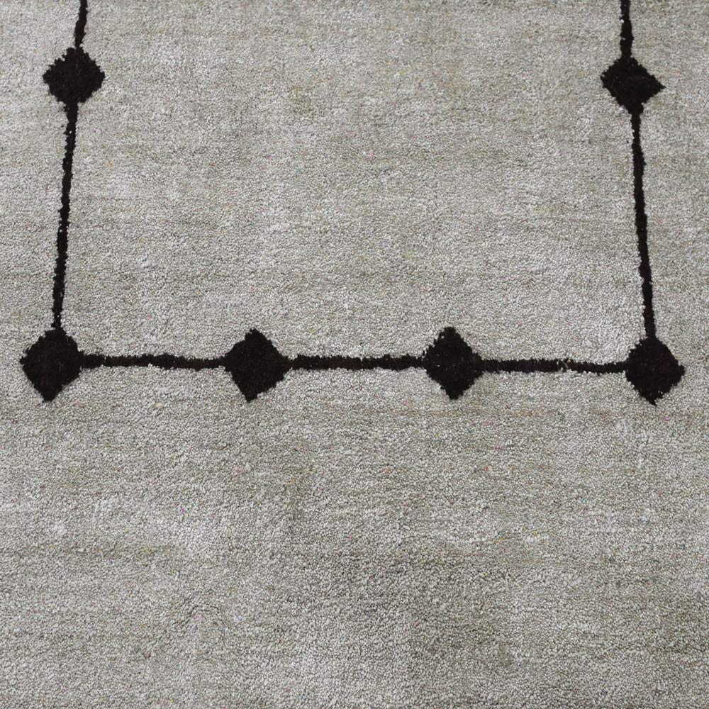 Luxury Haven Hand Knotted Rug - Premium Wool Area Rug for Living Room, Bedroom & Dining - Soft & Durable Home Decor