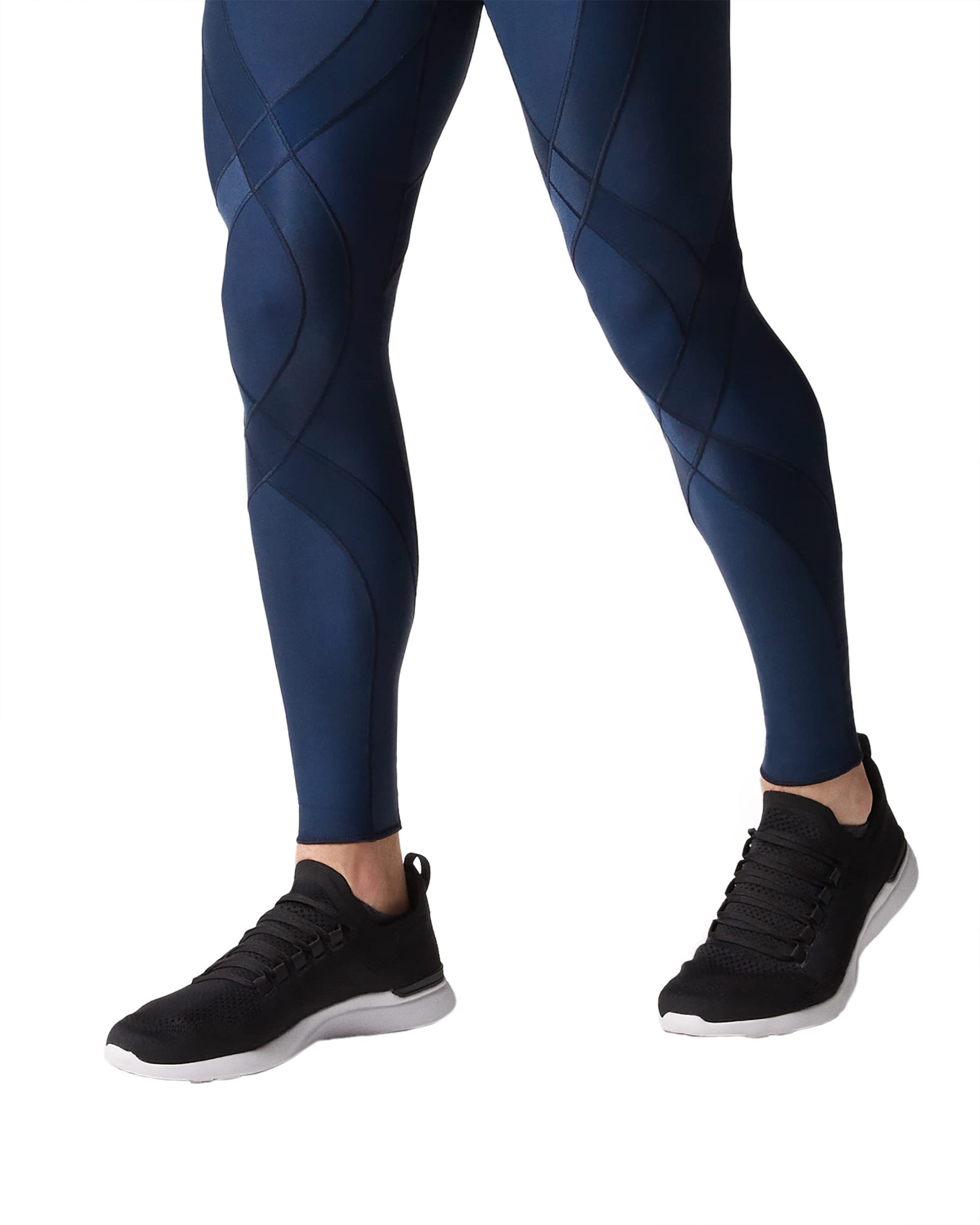 CW-X Men's Endurance Generator Insulator Thermal Compression Tights - Base Layer Pants for Skiing, Snowboarding & Winter Sports | Cold Weather Running, Hiking & Outdoor Activities