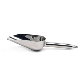 Premium Stainless Steel Half Cup Measuring Scoop - Durable Kitchen Tool for Baking, Cooking, Coffee & Protein Powder