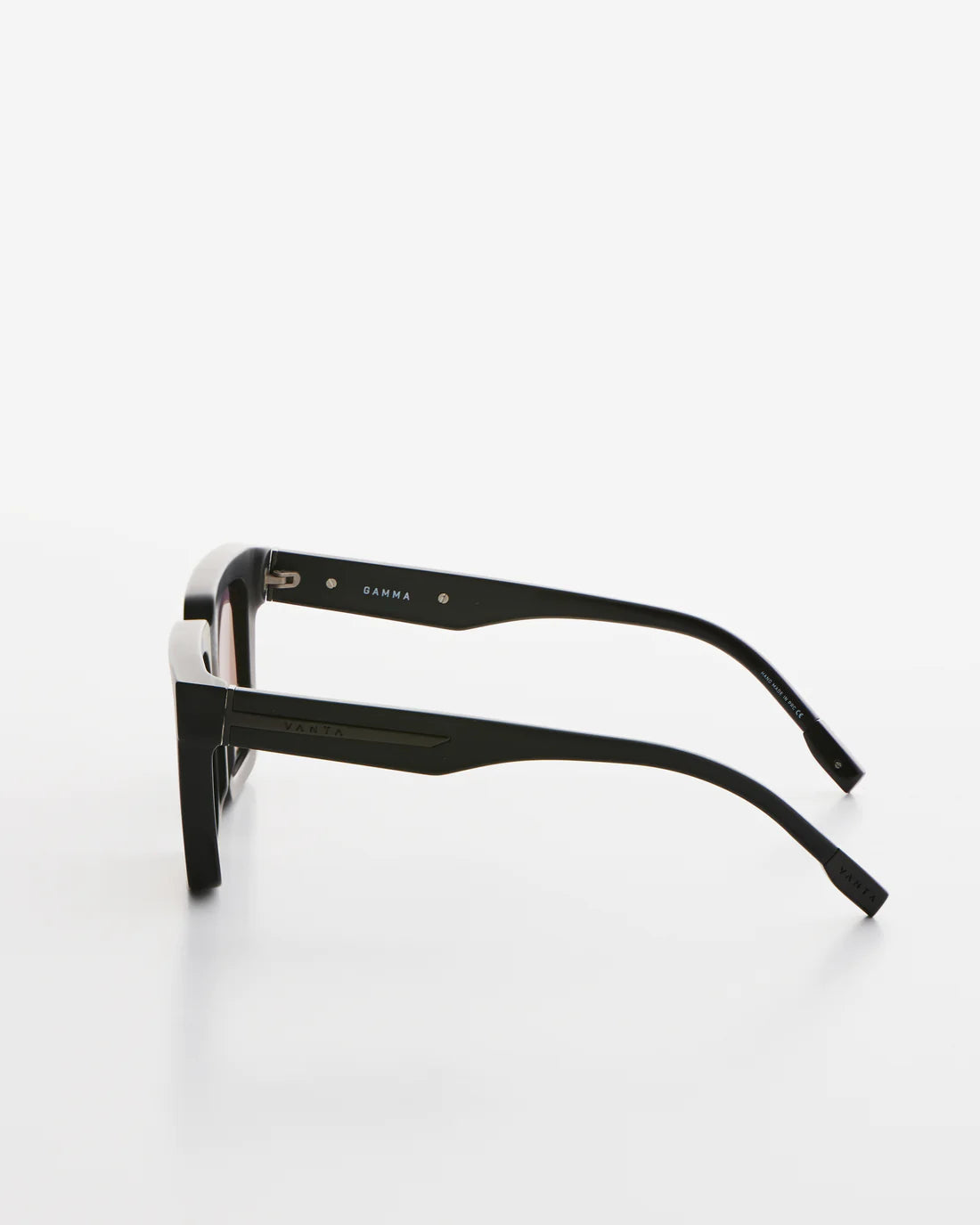 VANTA Gamma Sunglasses - Matte Black & Black Metal Frame - UV Protection, Polarized, Lightweight - Perfect for Running, Cycling, and Outdoor Activities