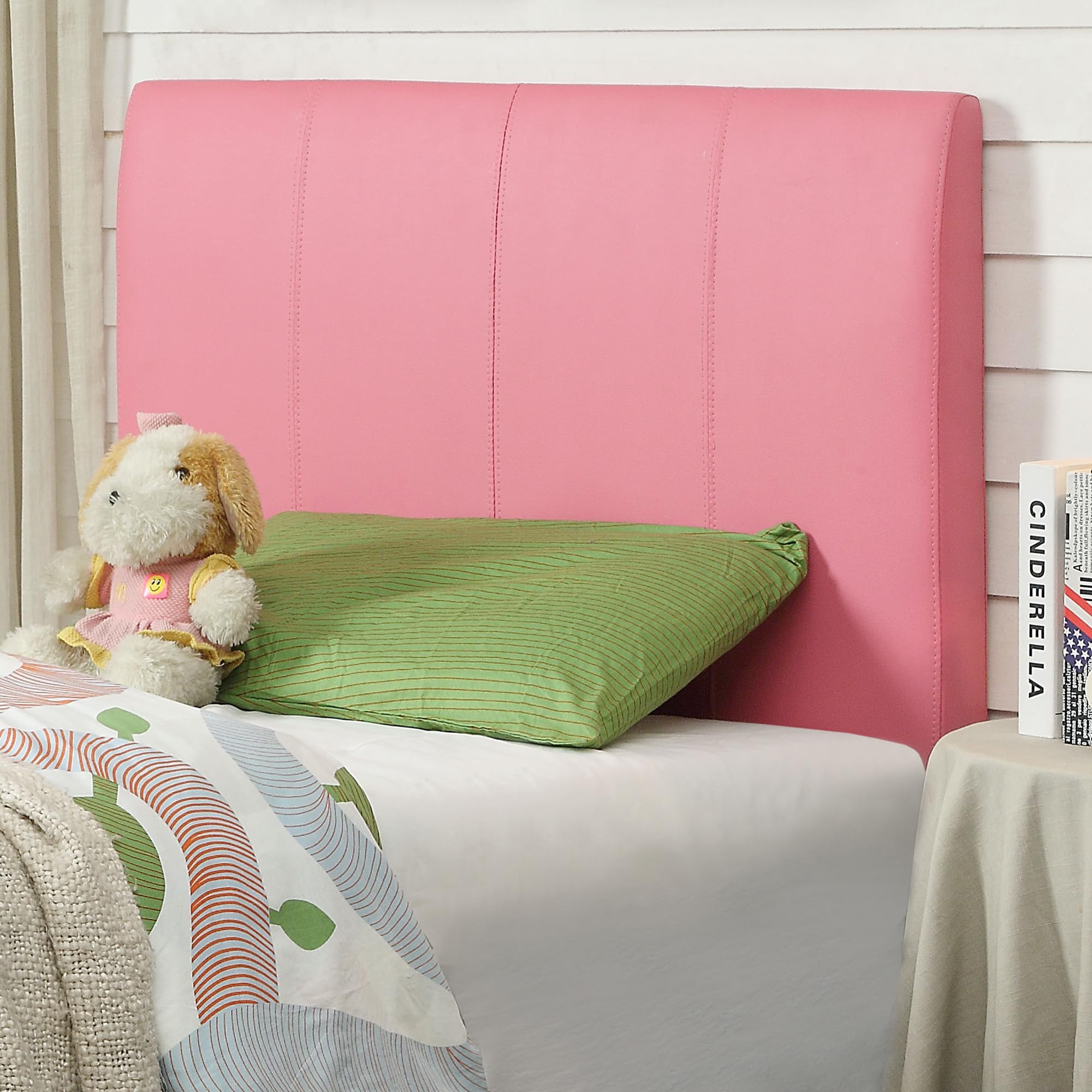 Furniture of America Iris Upholstered Headboard - Full/Queen Size, Modern Bedroom Decor for Cozy & Stylish Sleeping Space
