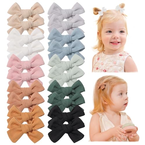 2- Solid color full lined clips
