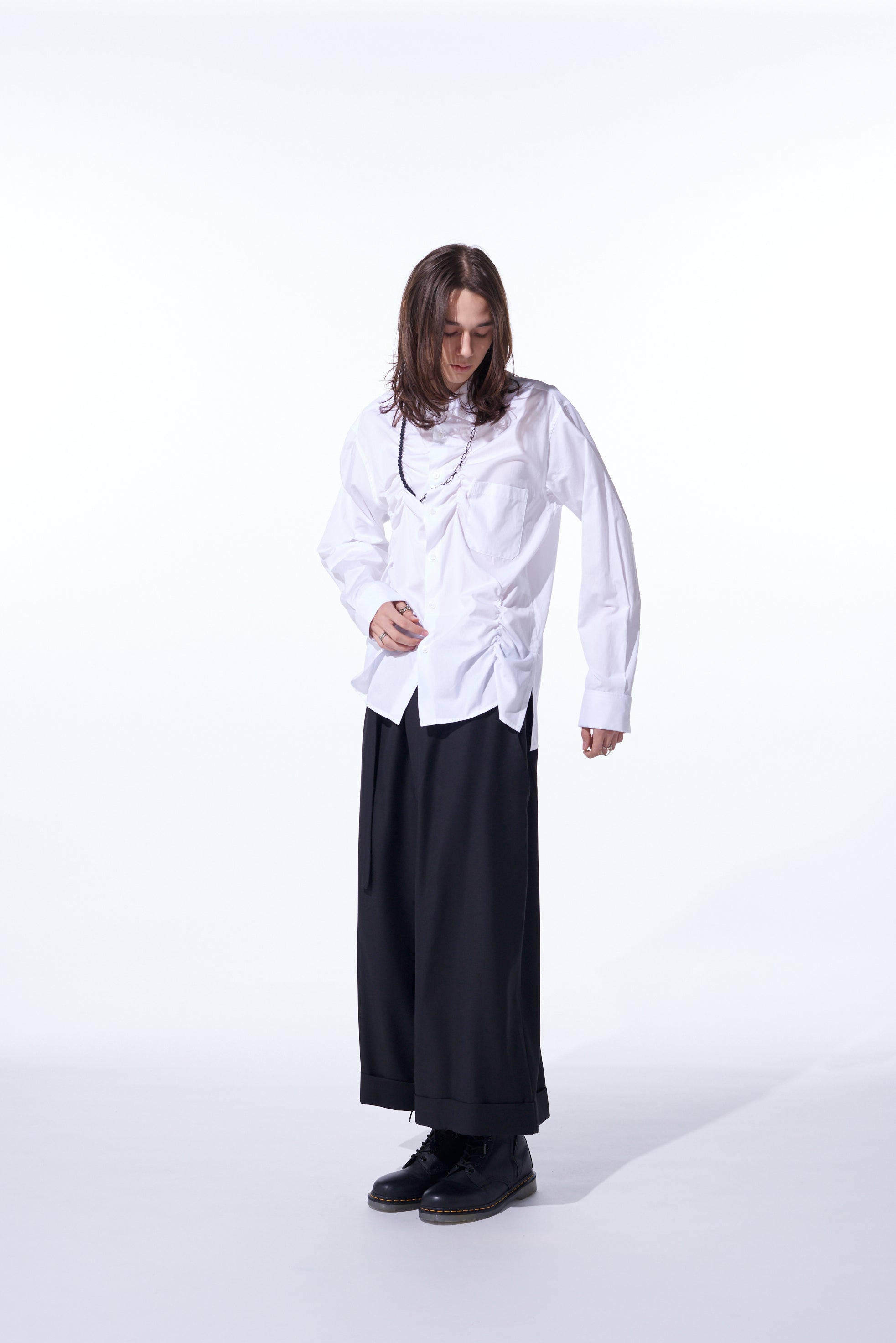 Cotton Broadcloth Shirring Design Shirt for Women | Comfortable & Stylish Blouse for Casual Wear, Office & Summer Outfits