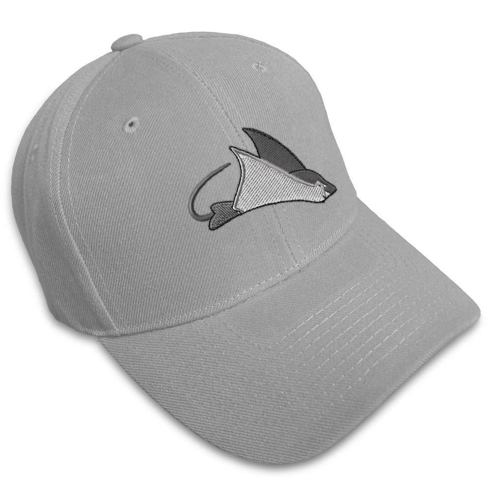 Stylish Baseball Cap with Stingray Embroidery - Unisex Ocean Animal Design Hat for Men & Women | Perfect for Outdoor Sports, Beach Vacations & Casual Wear