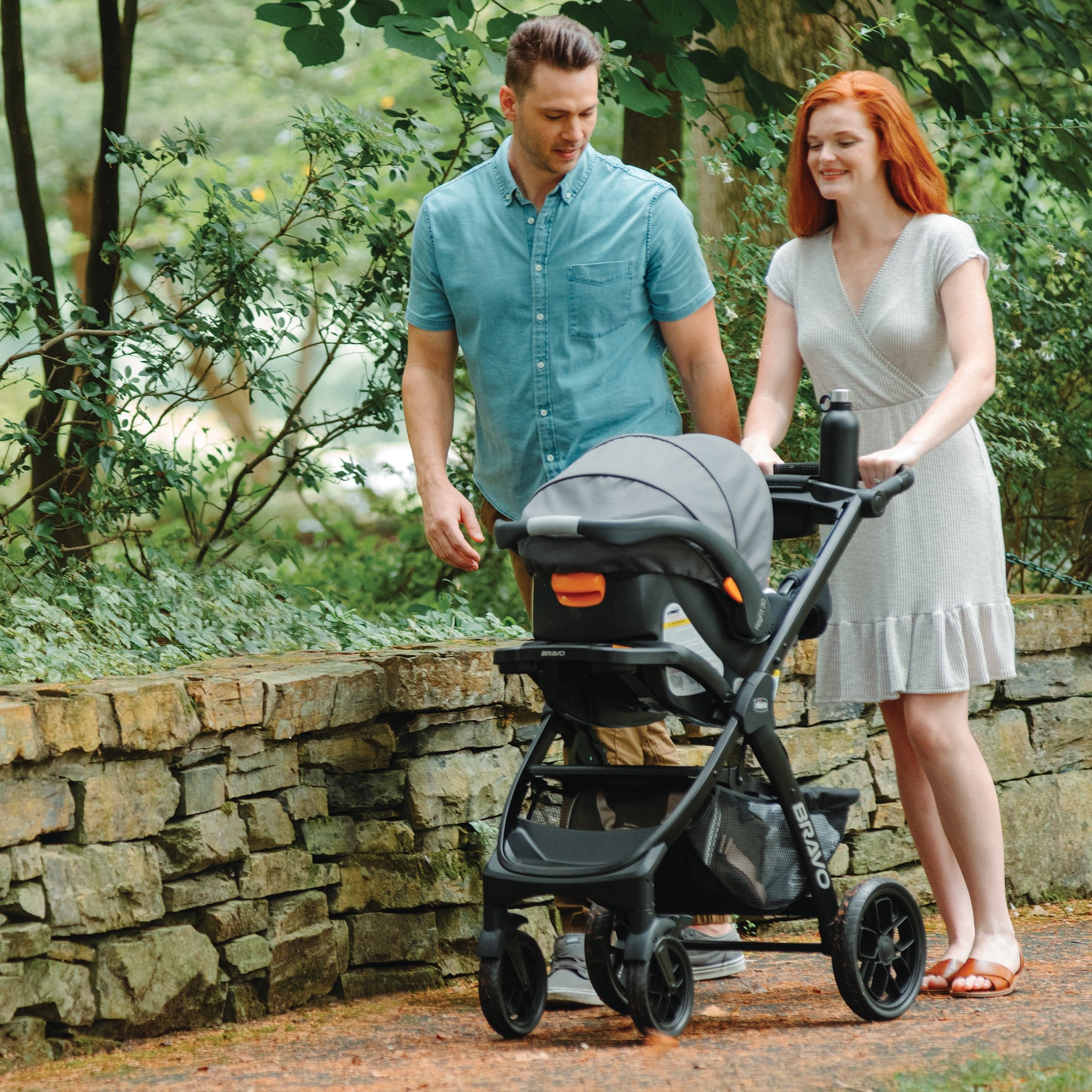 Chicco Bravo LE ClearTex Quick Fold Stroller - Lightweight Compact Travel Stroller for Babies & Toddlers - Perfect for Airports, Shopping, and Daily Walks