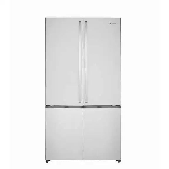 Westinghouse 541L Quad Door Refrigerator WQE6000SB Stainless Steel - Energy Efficient Large Capacity Fridge for Modern Kitchen & Open Plan Living Spaces