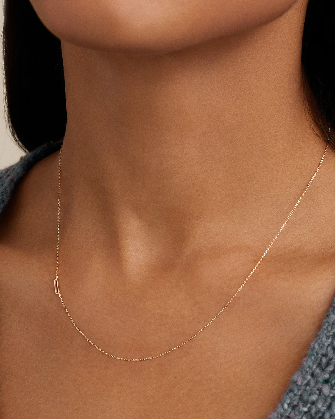 14K Gold Alphabet Necklace - Personalized Initial Pendant Jewelry for Women - Perfect for Gifts, Birthdays & Everyday Elegance