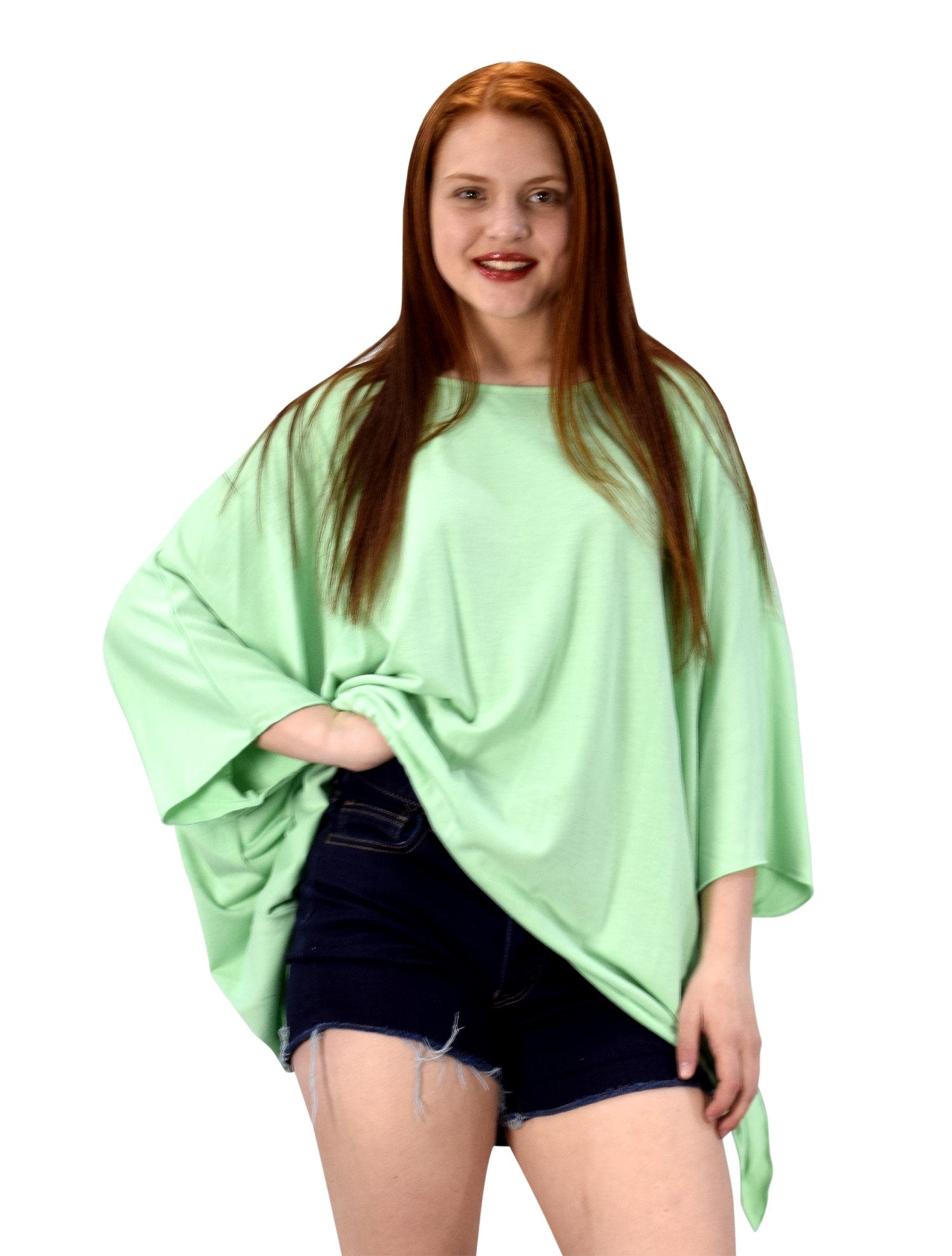 Women's Oversized Lunic Tops with Loose Silhouette & Asymmetrical Hem - Comfortable Boho Chic Blouse for Casual Wear, Layering, and Office Outfits