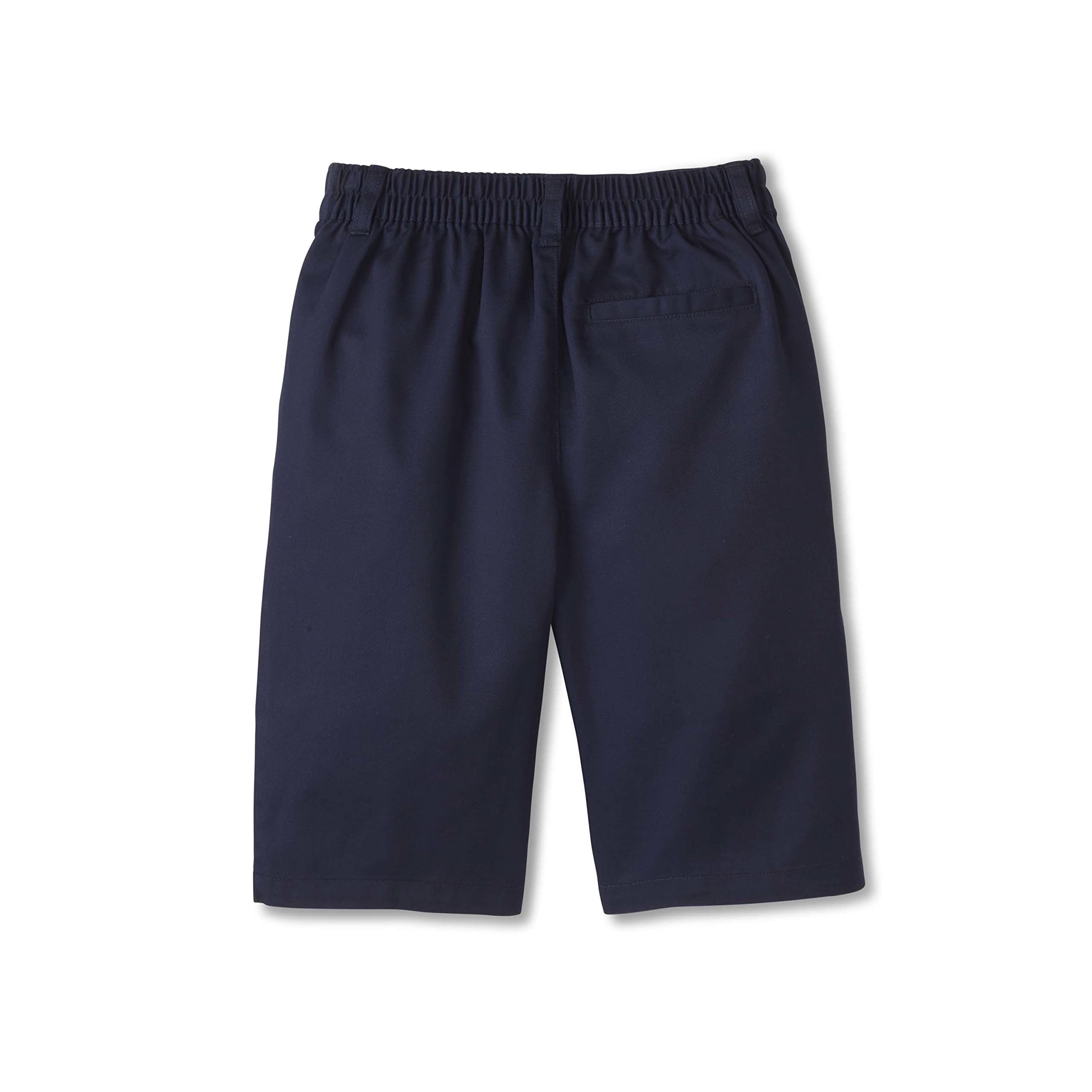 Boys' Husky Pull-On Twill Shorts - French Toast School Uniform Pants for Kids | Comfortable Elastic Waist Casual Wear for School & Play