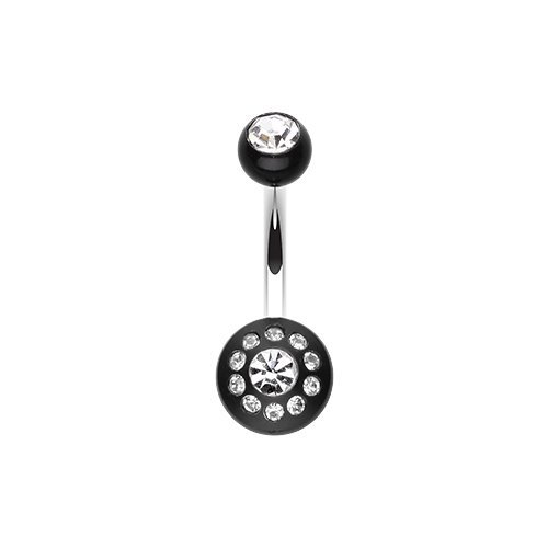 Sparkle Acrylic Belly Button Ring - WildKlass Jewelry for Parties & Beach