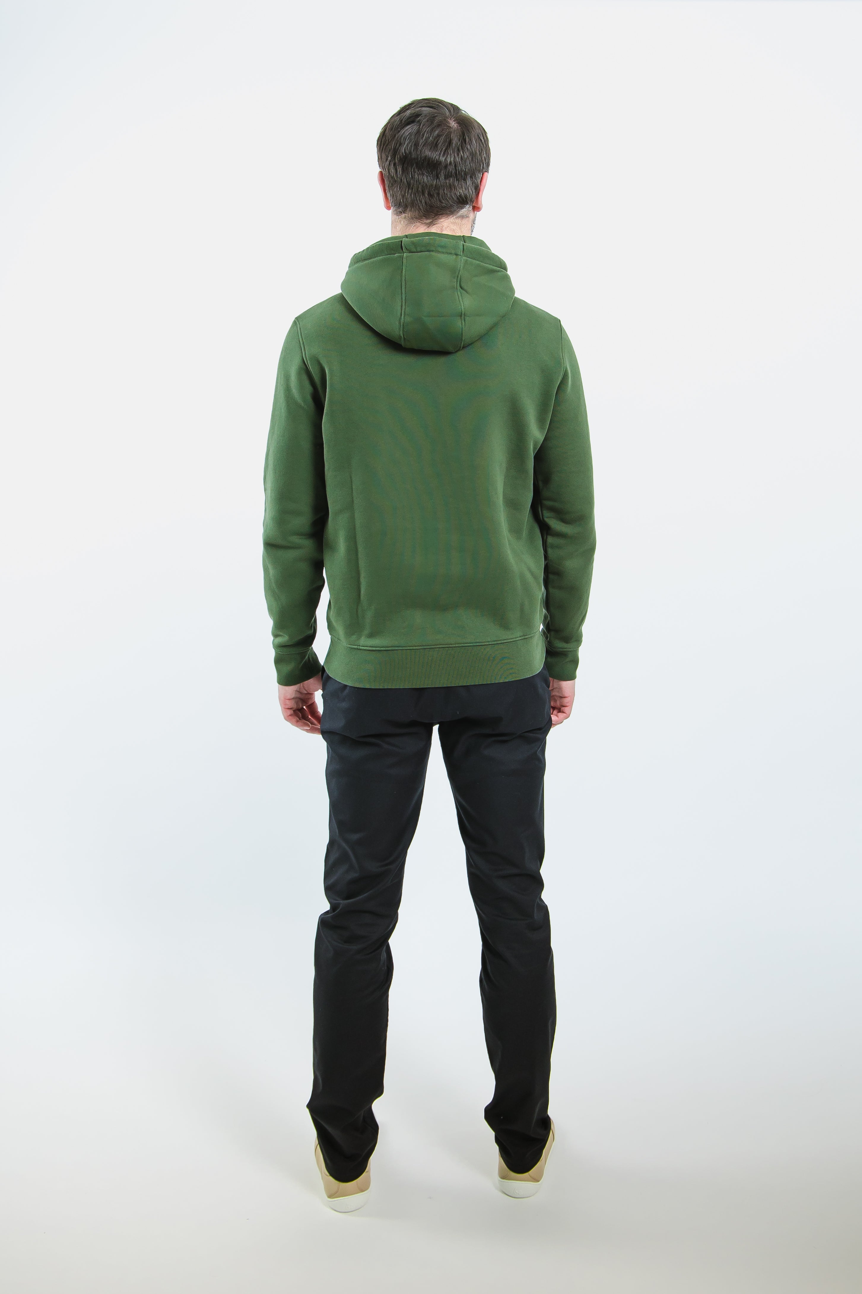 Men's Hoodie Be Lenka Essentials - Dark Green Pullover for Casual Wear & Outdoor Activities