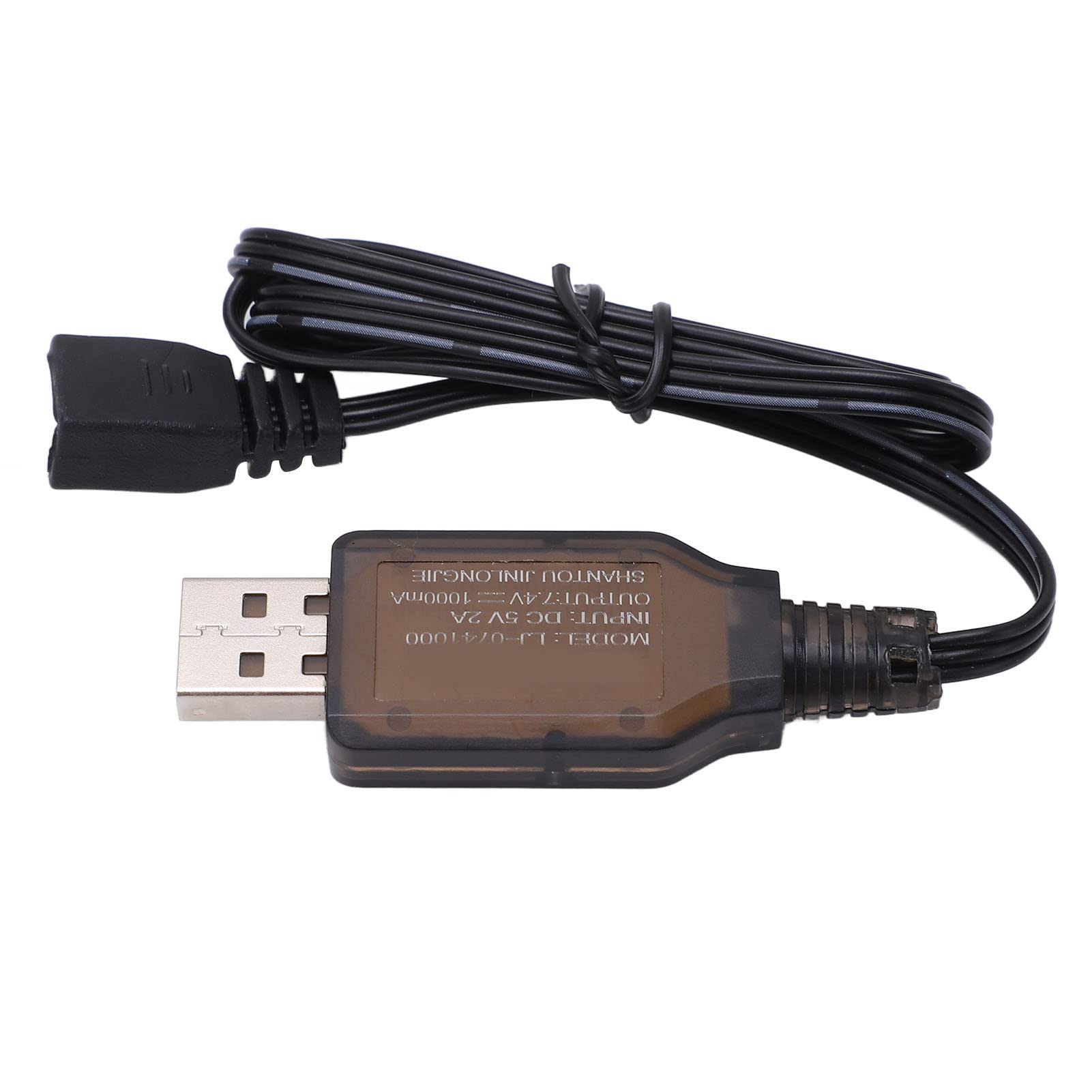 Alomejor 1/16 RC Car Lipo Battery Charger - 7.4V 1000mA USB Charging Cable for 1/16 Scale Remote Control Cars - Perfect for Indoor & Outdoor RC Vehicle Charging Needs