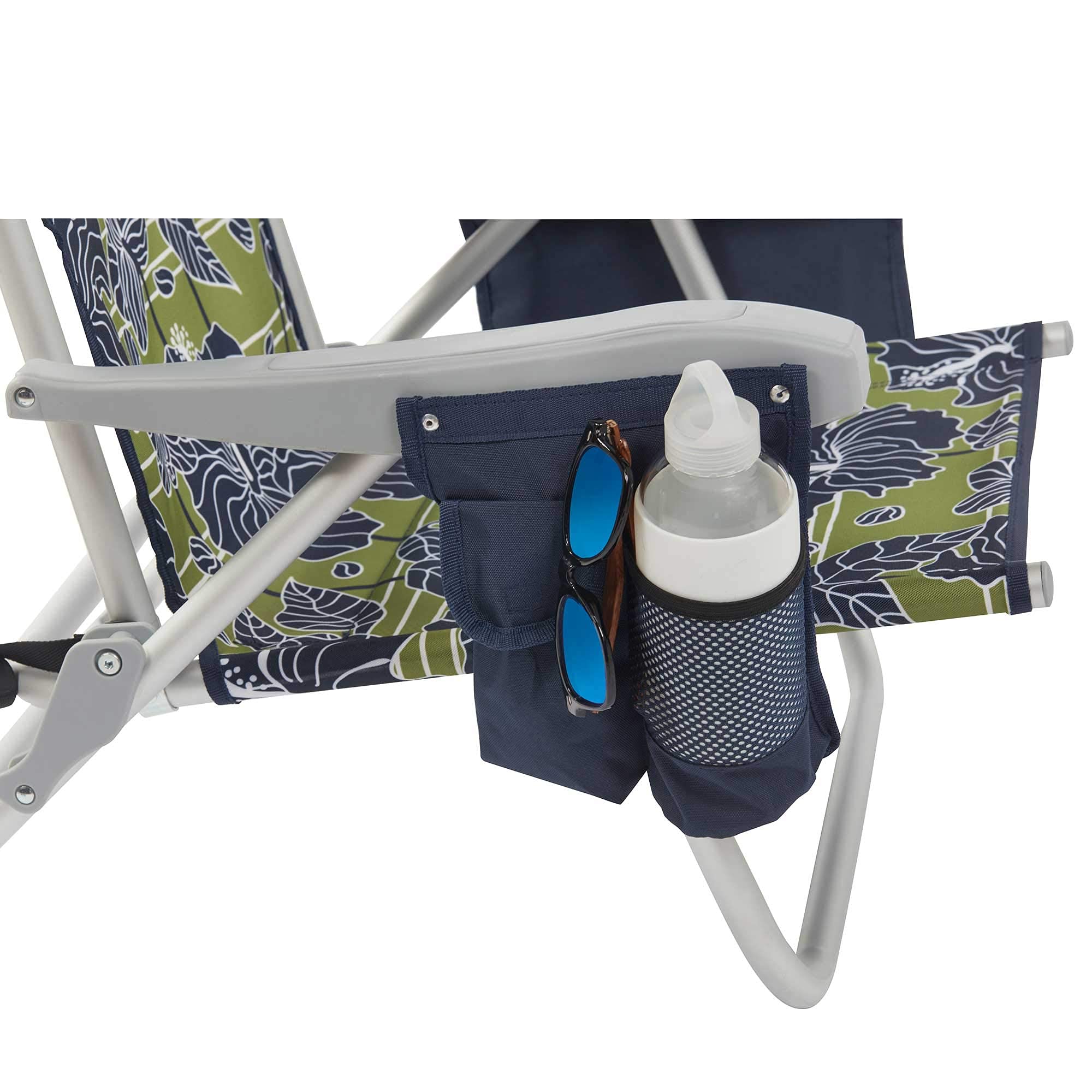 Lightspeed Outdoors ECO Ultimate Backpack Beach Chair for Adults - Adjustable Reclining Folding Chair with Padded Headrest | Portable Backpack Design for Beach, Camping, Travel & Outdoor Relaxation | 1-Piece Lightweight Chair