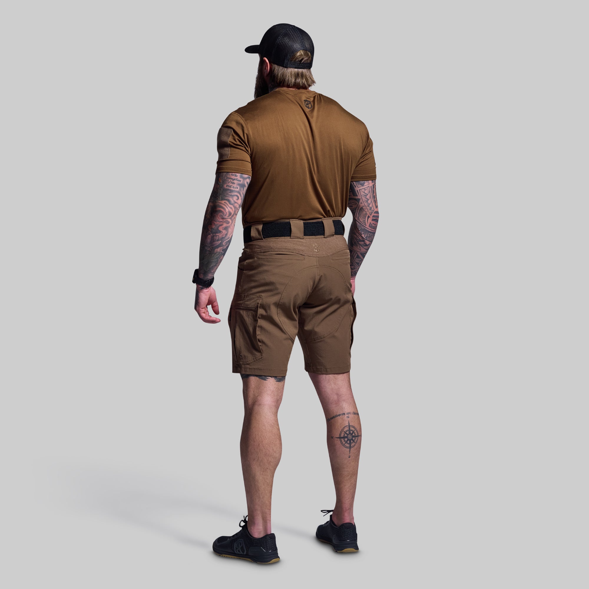 Scout Shorts for Men - Coyote Brown Tactical Hiking Shorts - Lightweight & Durable Outdoor Adventure Shorts for Camping, Hiking & Travel