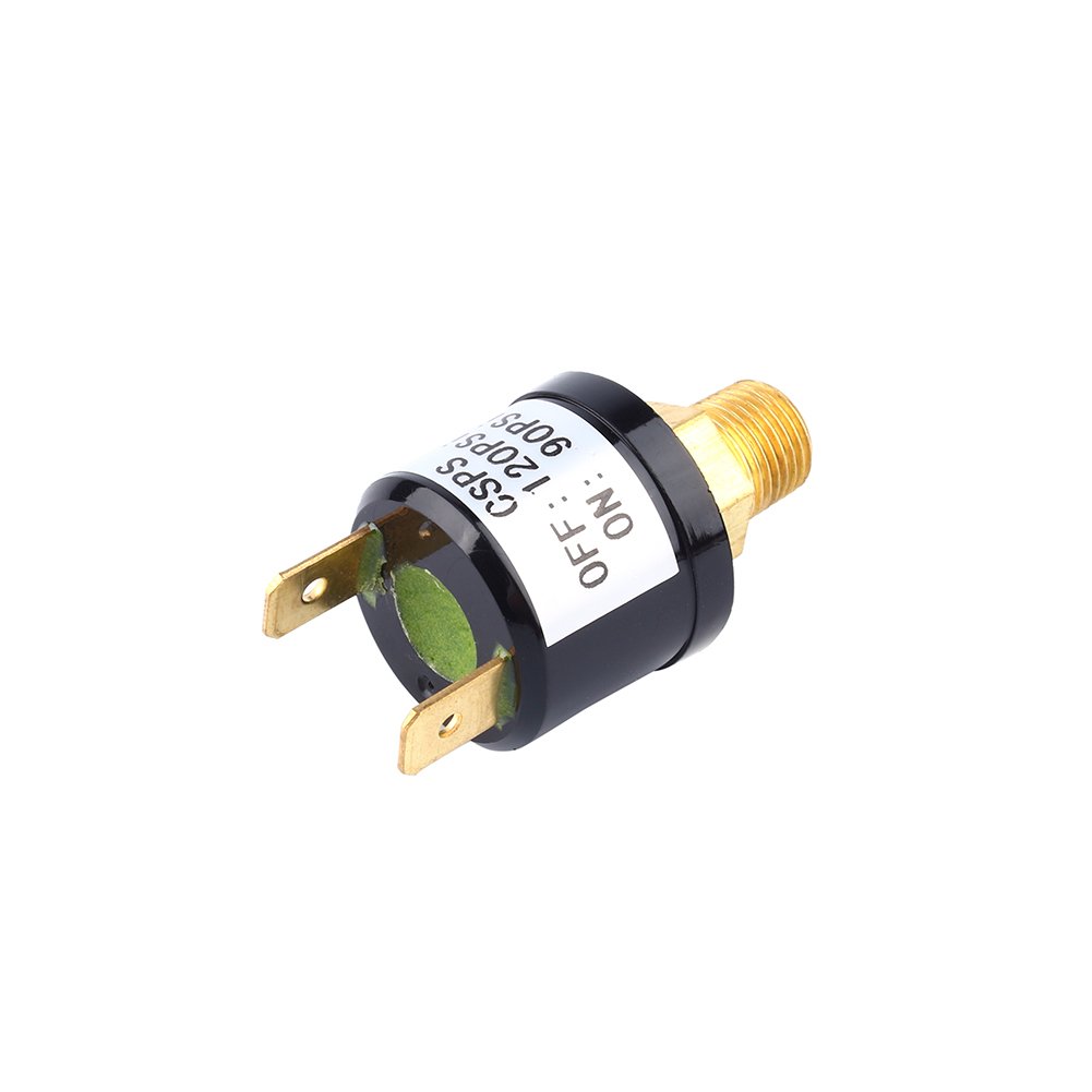 Heavy Duty Air Compressor Pressure Switch 90-120 PSI - Industrial Air Pressure Control Valve for Pneumatic Tools & HVAC Systems