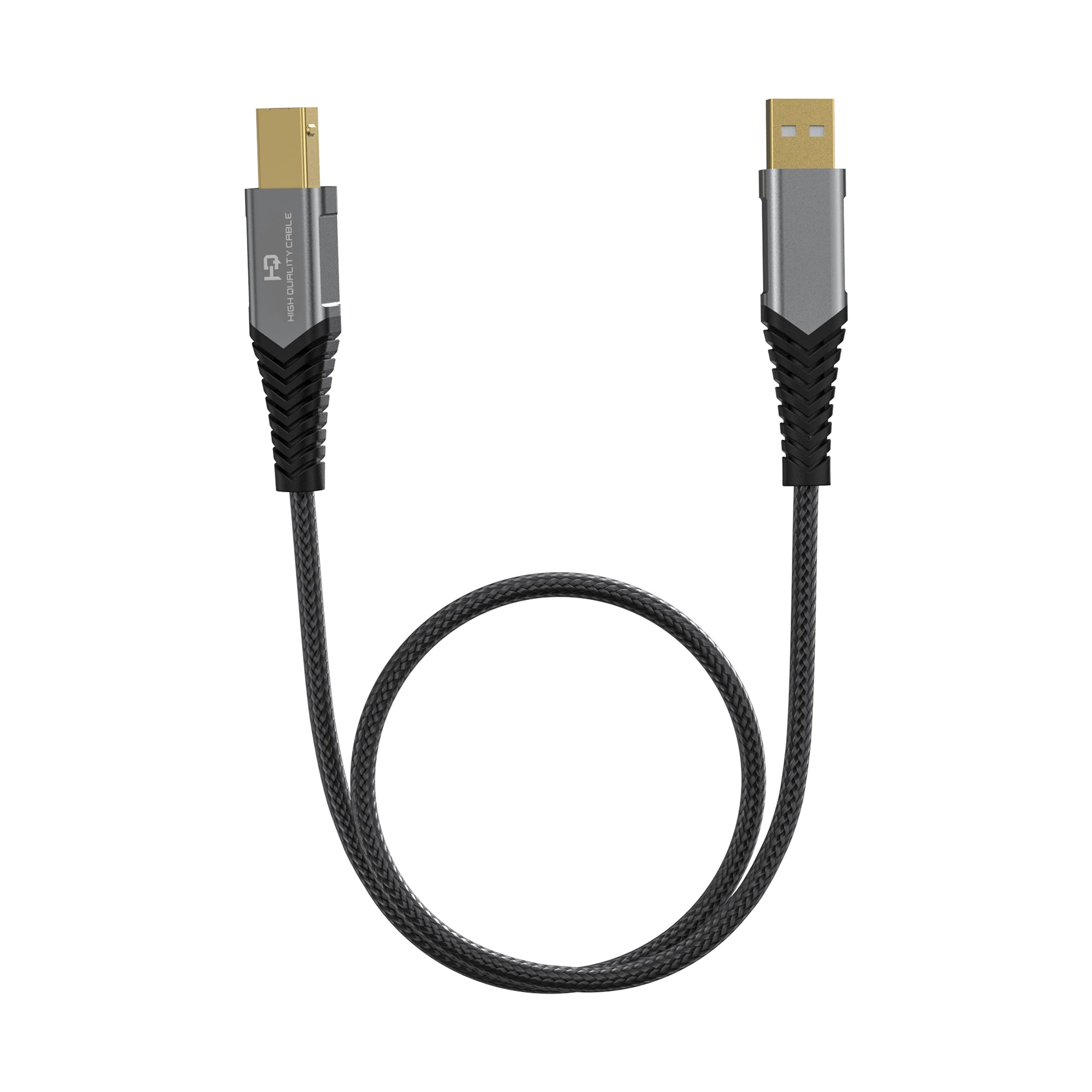 FiiO LA UB1 USB A to USB B Cable - High-Speed Audio Data Transfer Cable for DAC, Amplifiers & Studio Equipment - Perfect for Home Audio Systems & Professional Recording Studios