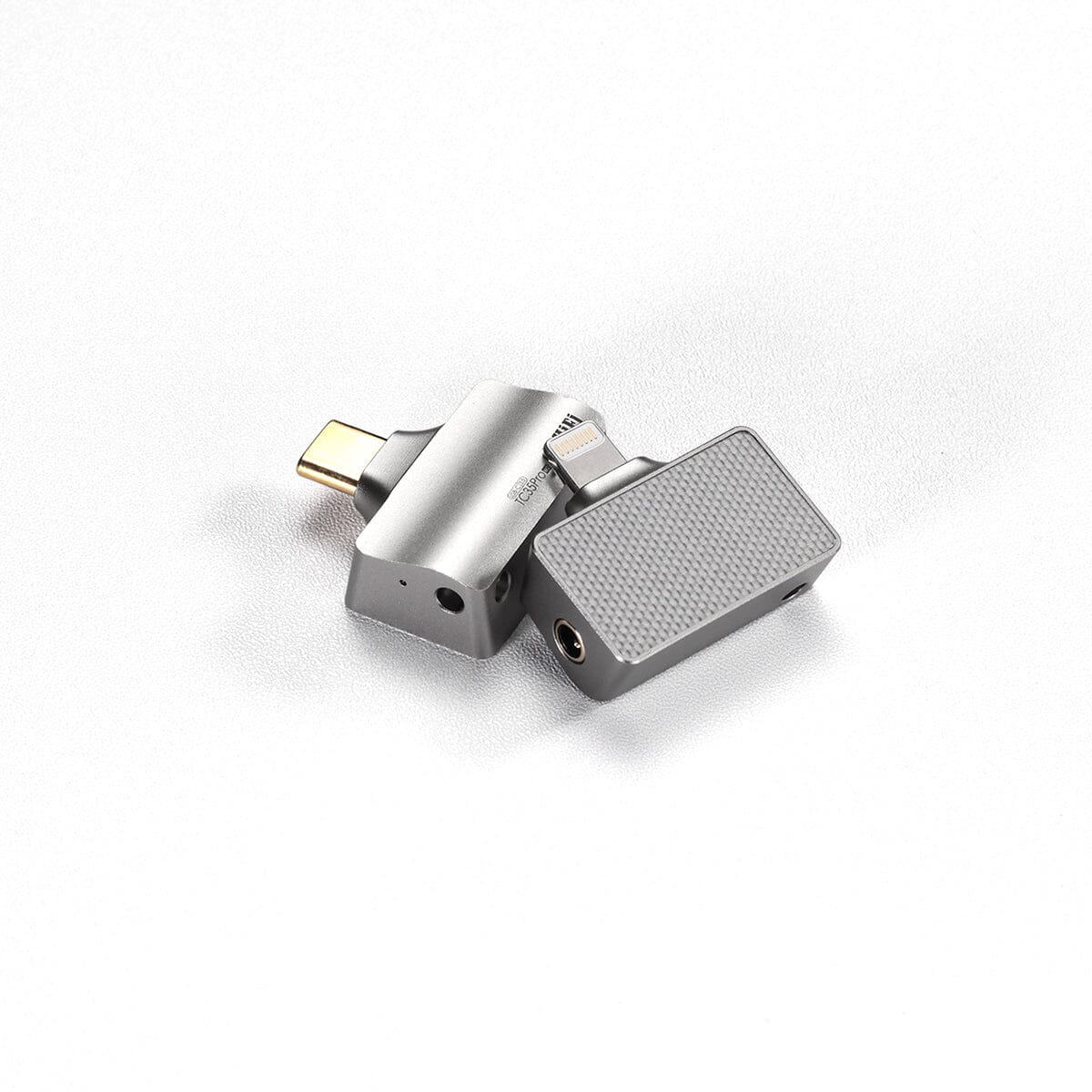 DD ddHiFi TC35 Pro 2nd Gen Eye2(E2) / Mountain(M2) USB-C to 3.5mm DAC Adapter with Lightning Option - High Resolution Audio for iPhone, Android & Laptops - Perfect for Music Streaming, Gaming & Professional Audio Work