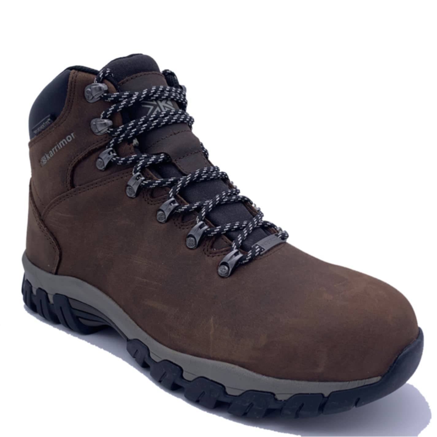 Karrimor Coniston Men's Waterproof Hiking Boots - Lightweight & Durable for Outdoor Trekking, Camping & Trail Walking