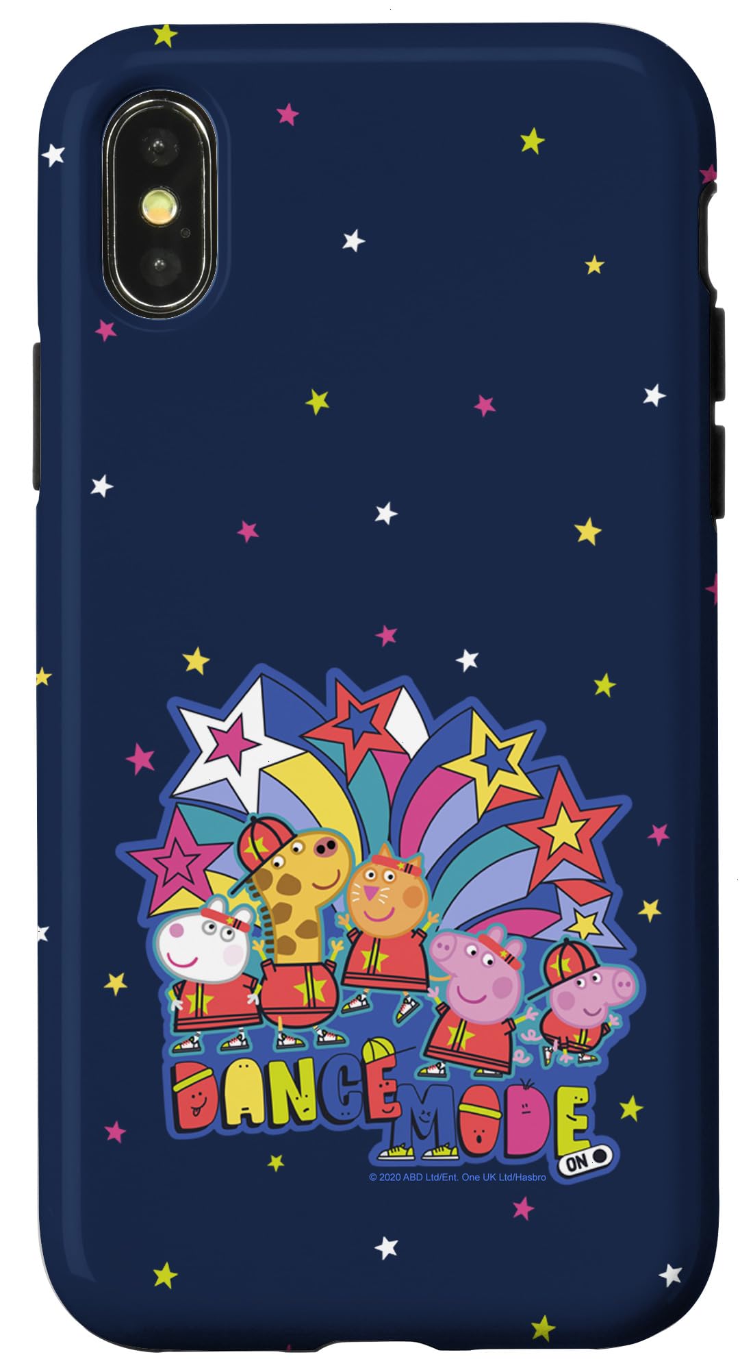 Peppa Pig Dance Mode iPhone X/XS Case - Cute Cartoon Pig Design Protective Cover for Girls & Kids - Perfect for School, Parties & Daily Use
