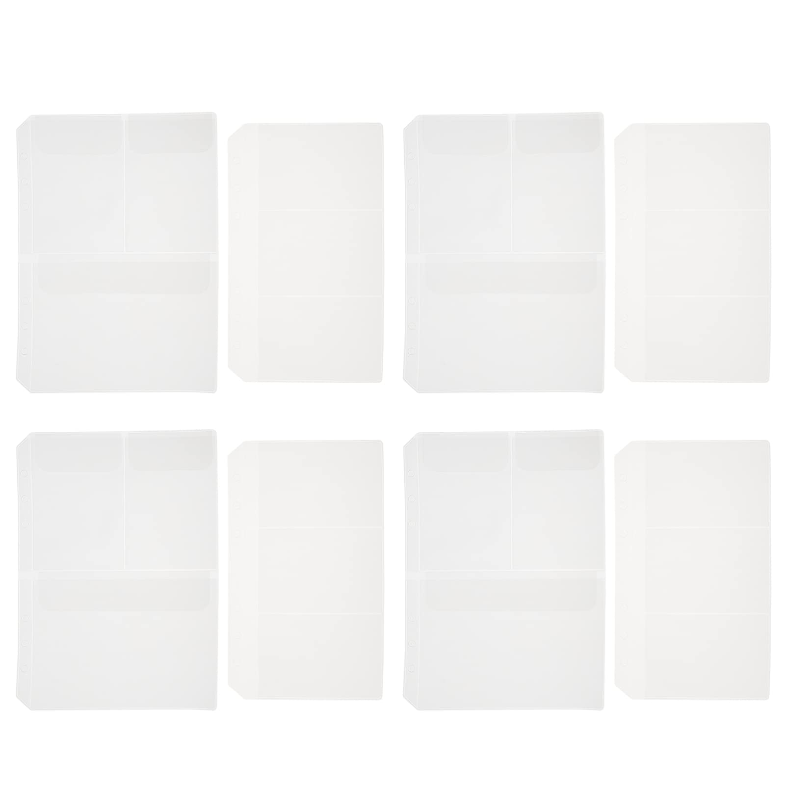 10pcs Business Card Holders - EVA Bill Storage Pockets for Name Cards, Loose Leaf Notebooks & Spiral Notebooks - Durable Card Collection Bags for Office, School & Organizing Documents