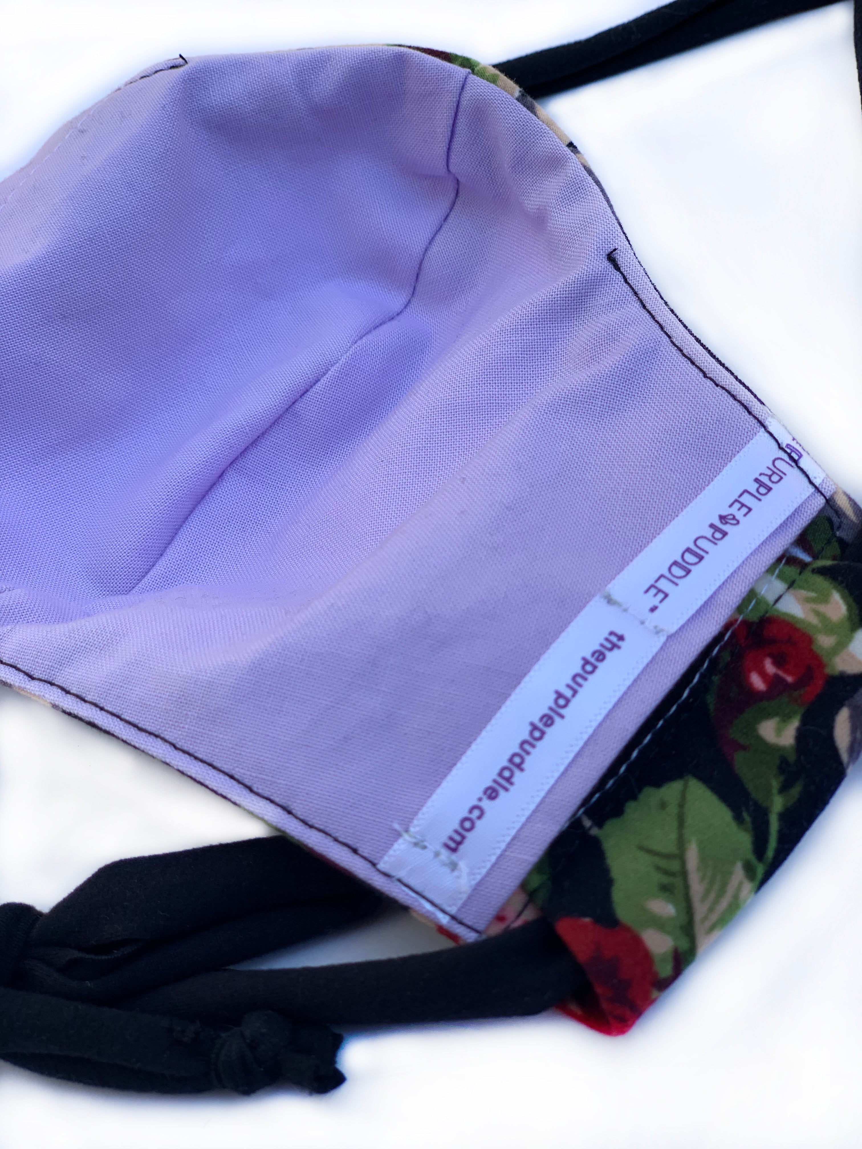 Autumn Rose Face Mask - Soft & Breathable for Daily Use, Travel & Skincare - Floral Design for Women & Men