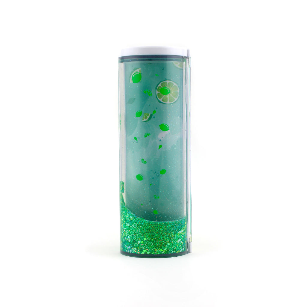 Premium Citrus Shake Tube Pencil Case - Green Color School & Office Supplies for Students, Artists & Professionals - Perfect for Organizing Pens, Markers & Art Tools