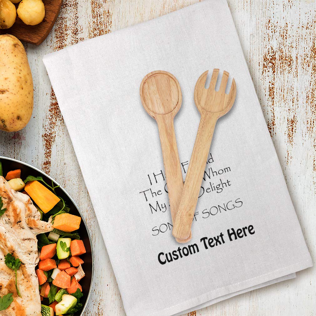 Custom Printed Flour Sack Kitchen Towels - Inspirational & Motivational Dish Towels for Cleaning & Decor | Perfect for Home, Kitchen, and Gift Giving