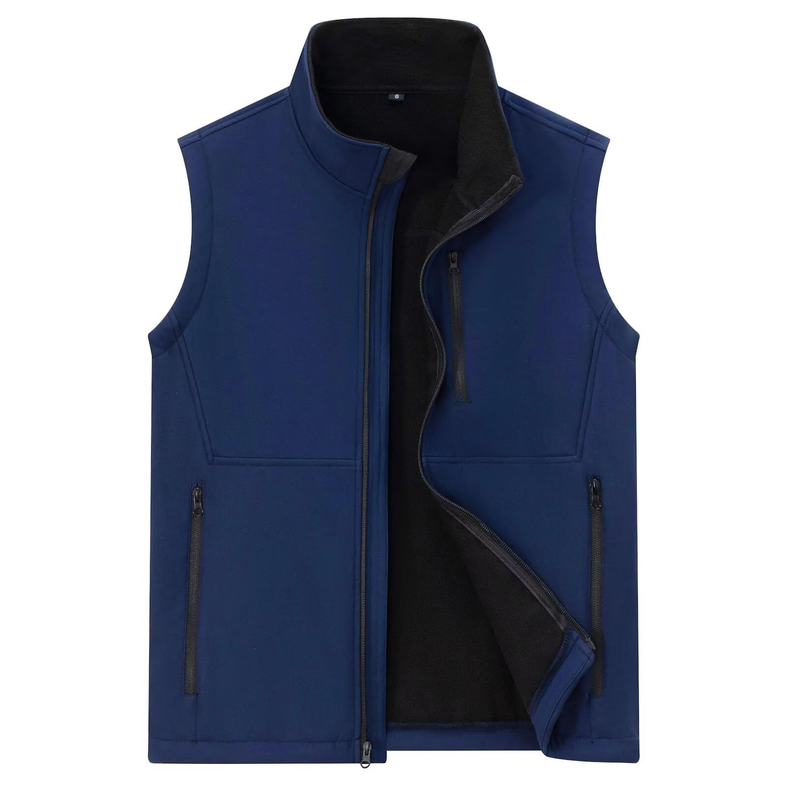 Men's Lightweight Softshell Vest - Windproof Puffer Sleeveless Jacket for Golf, Running & Outdoor Activities | Breathable Outerwear for Hiking, Cycling & Casual Wear