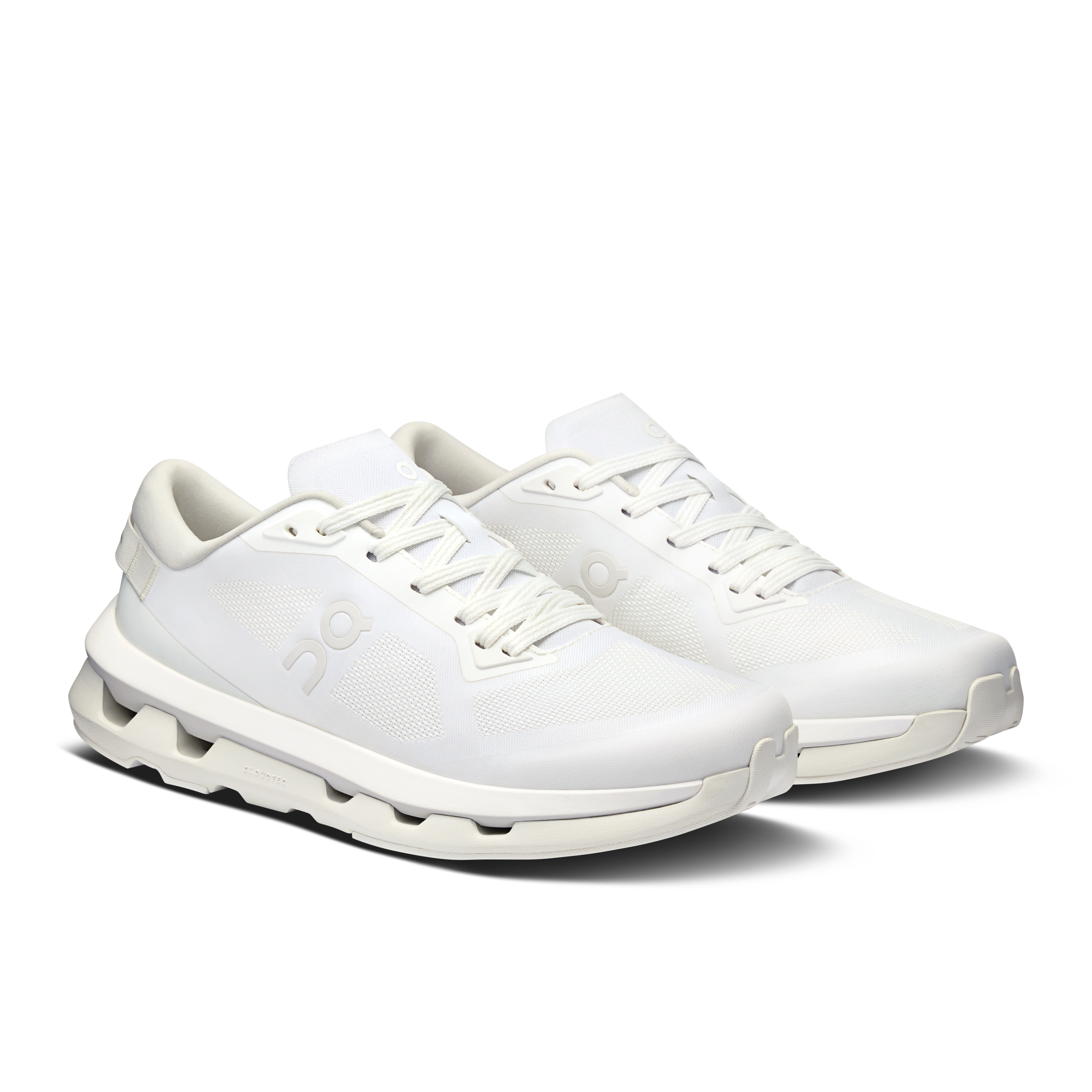 On Running Women's Cloudzone Running Shoes - White/White | Lightweight & Cushioned for Road Running, Jogging & Gym Workouts