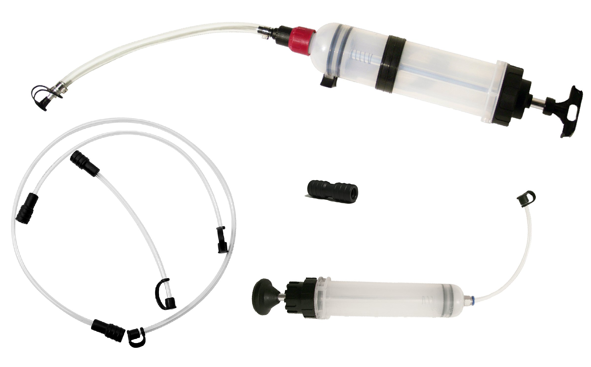 CTA Tools 7074 4-Piece Extraction & Filling Syringe Kit - Essential for Automotive Fluids, Sealants, and Adhesives | Perfect for Mechanics, DIY Projects, and Industrial Applications