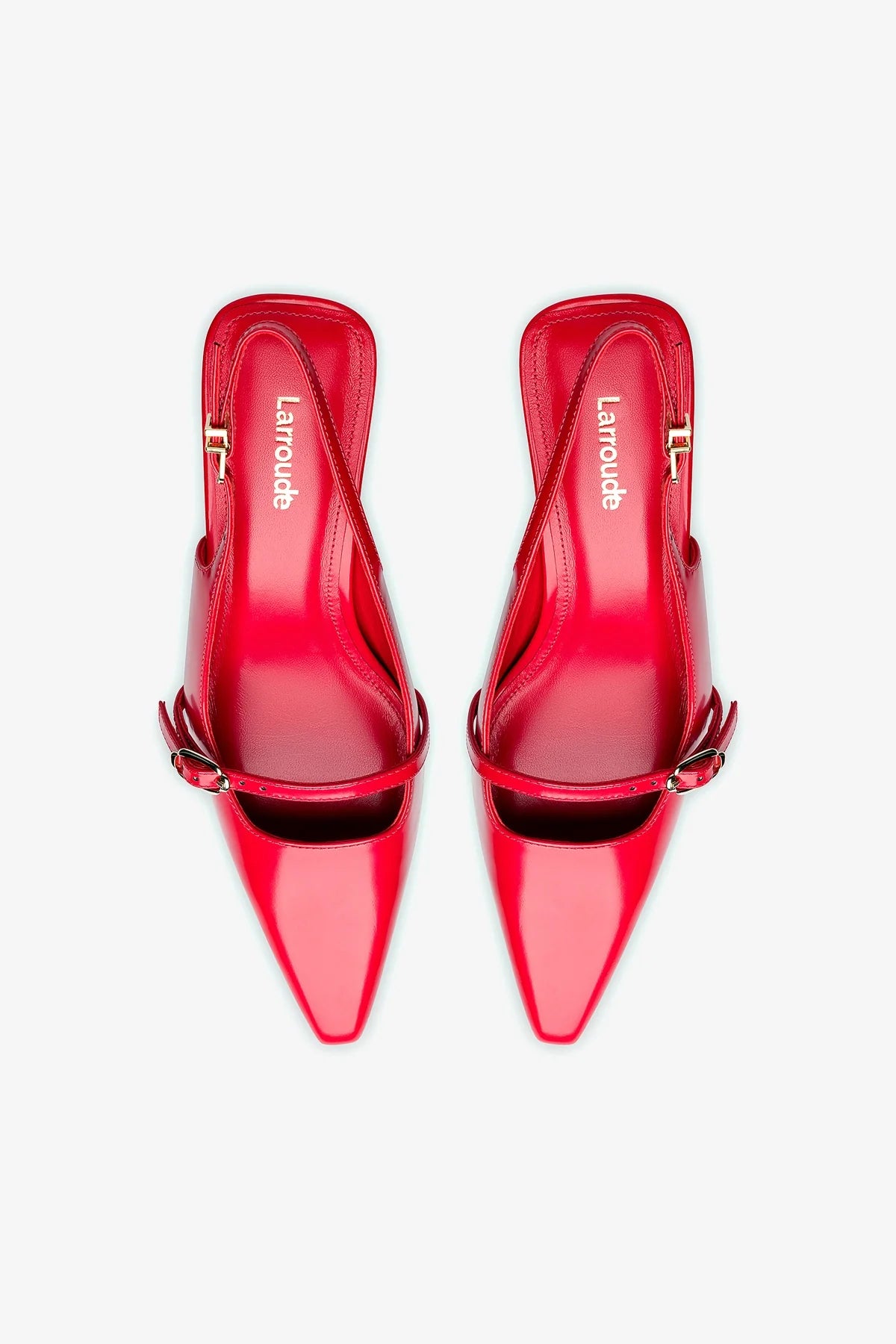 Ines Pump Women's High Heels - Scarlet Leather Dress Shoes for Women | Elegant & Comfortable for Parties, Weddings & Office Wear