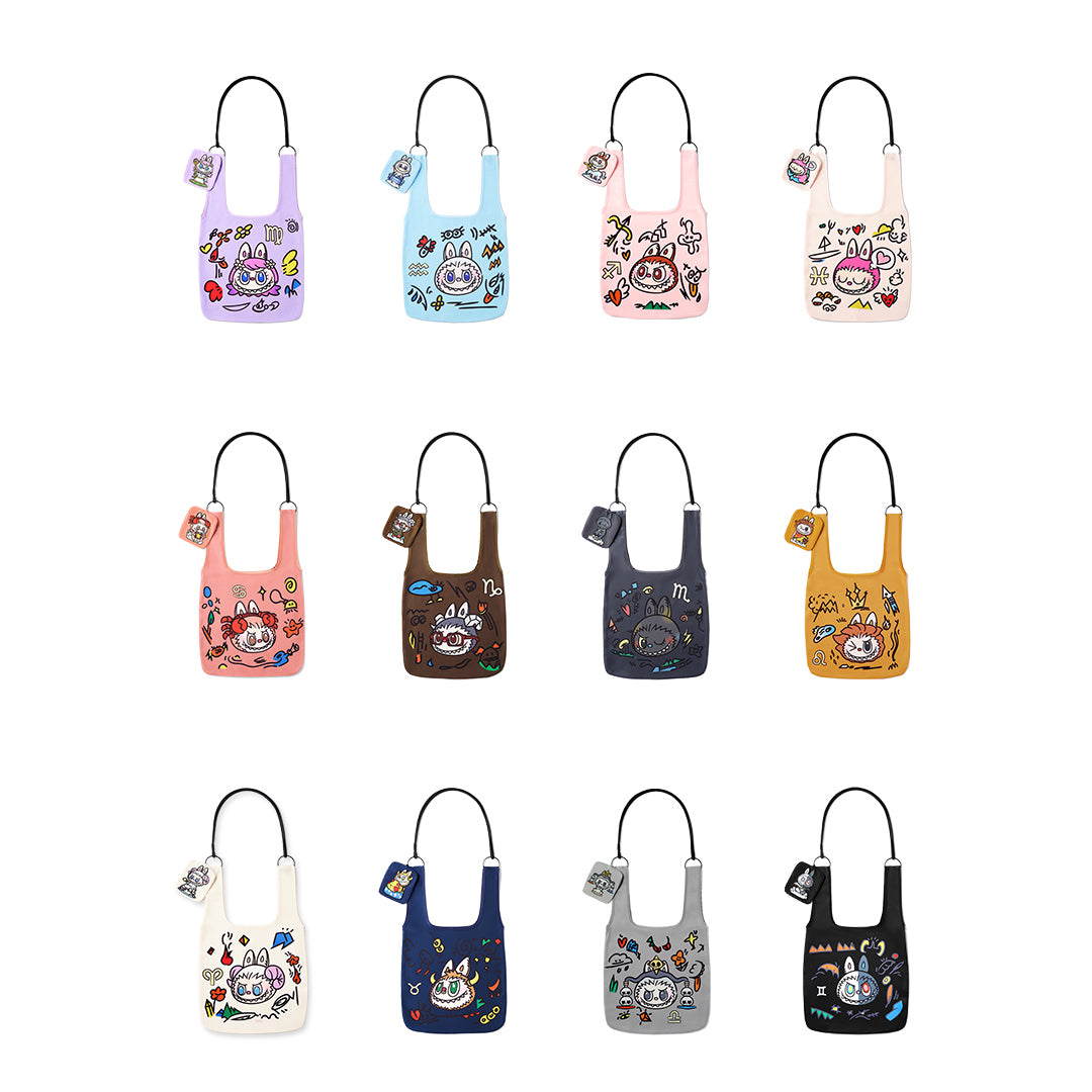 POP MART The Monsters Constellation Series Tote Bag Blind Box - Cute Collectible Handbag for Women & Teens | Perfect for School, Shopping & Cosplay Accessories