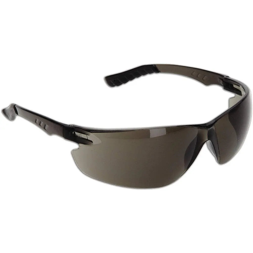 Dynamic Safety EP850S Techno Safety Glasses with Smoke Lens - ANSI Z87.1 Certified for Construction, Woodworking & DIY Projects