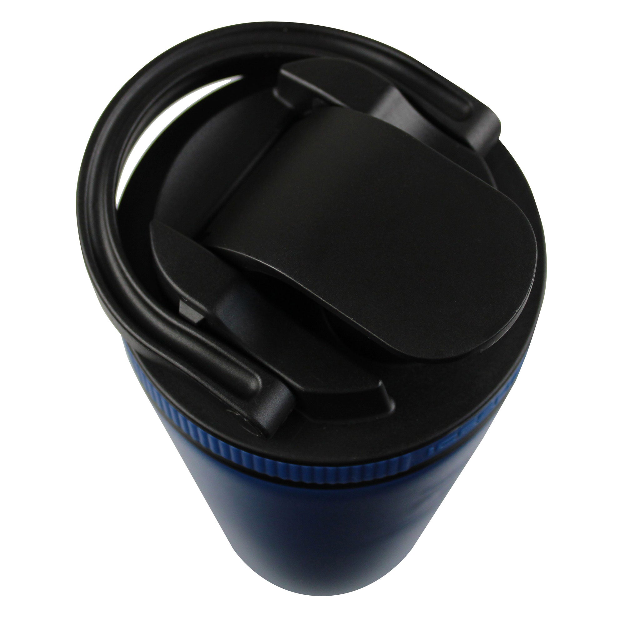 26oz Navy Blue Ice Shaker Bottle - Leak Proof Workout Water Bottle with Time Marker for Gym, Running & Fitness Training - BPA Free Sports Shaker Cup for Protein Drinks & Cold Beverages