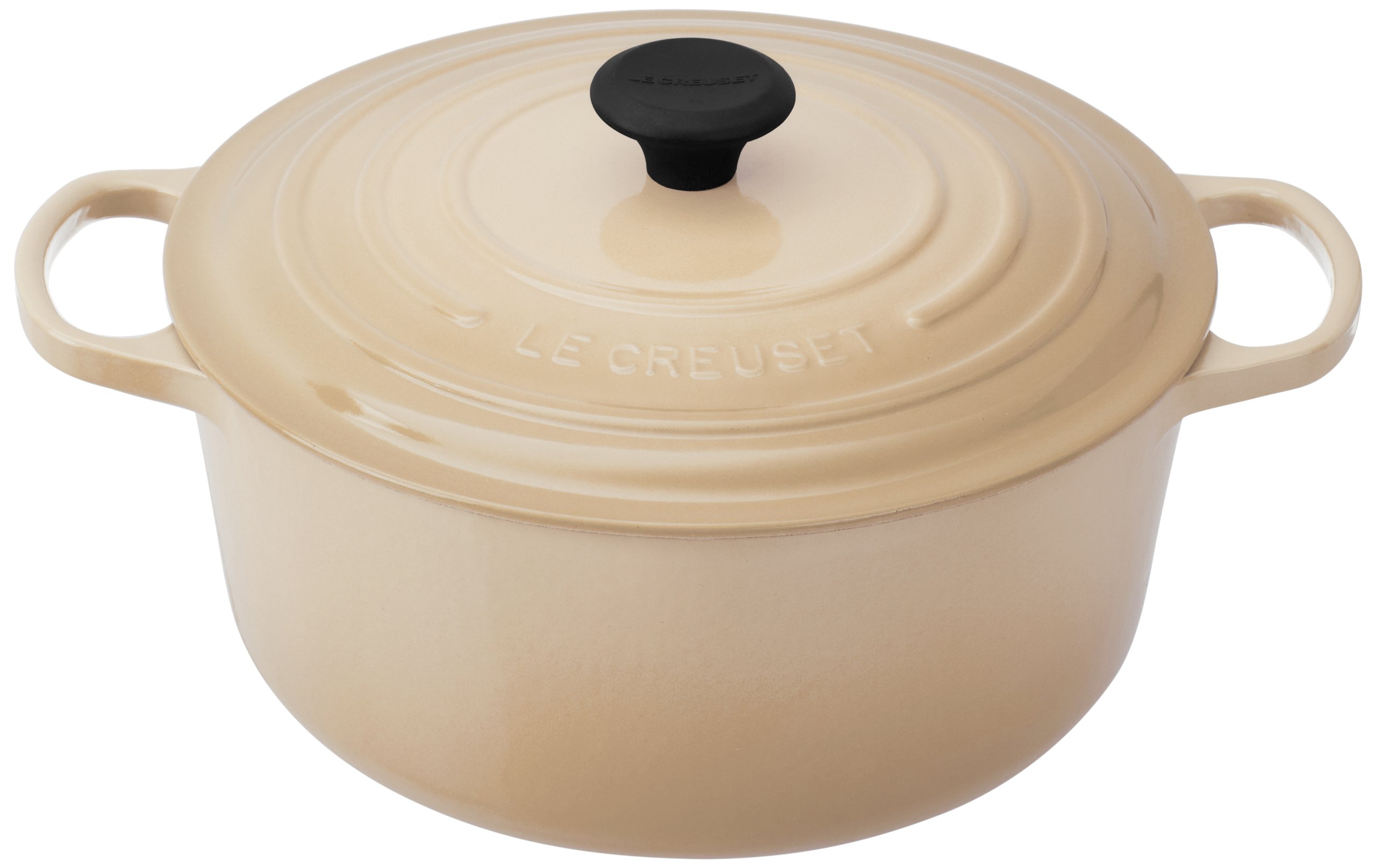 Premium Enameled Cast Iron Round French Oven - 7.25 Qt Dune Color | Perfect for Braising, Stewing & Baking | Ideal for Dutch Oven Recipes & Family Meals