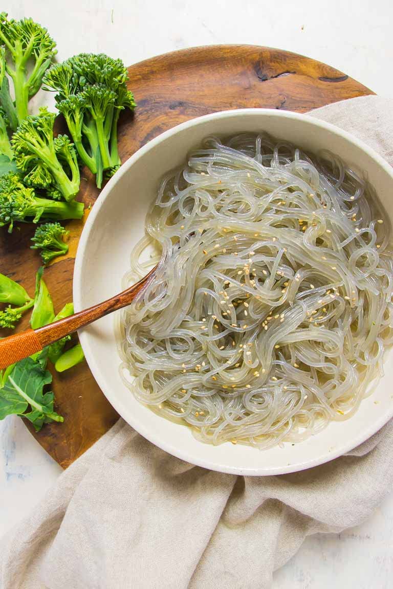 ASSI Japchae Sweet Potato Noodles, 1.5LB (680g) - Korean Glass Noodles for Stir Fry & Salad | Includes 2 Free Coffee Spoons | Perfect for Asian Cooking, Meal Prep & Healthy Eating