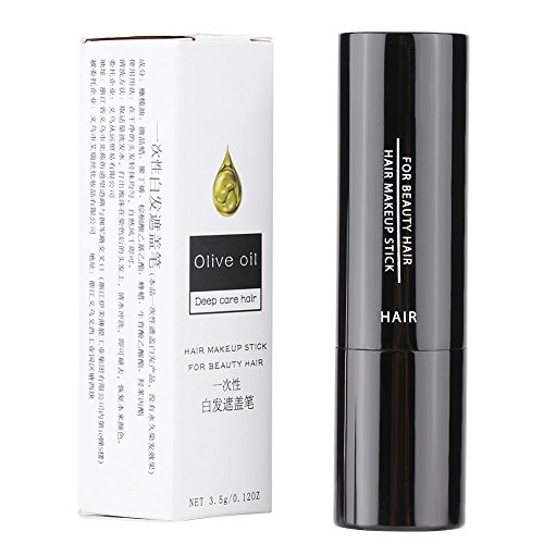Temporary Hair Color Pen - Non-Toxic Hair Chalk & Hair Dye Stick for Highlights & Touch Ups | Professional Hair Makeup for White Hair Coverage & Styling (Coffee Brown) - Perfect for Parties, Cosplay & Daily Hair Touch-Ups