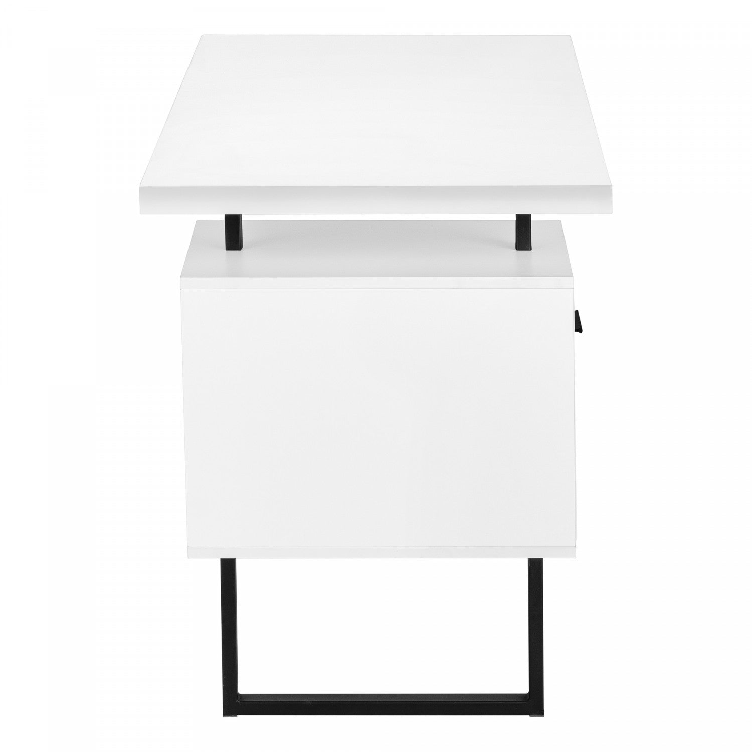 Loura White Modern Office Desk - Stylish & Functional Home Office Furniture for Work & Study