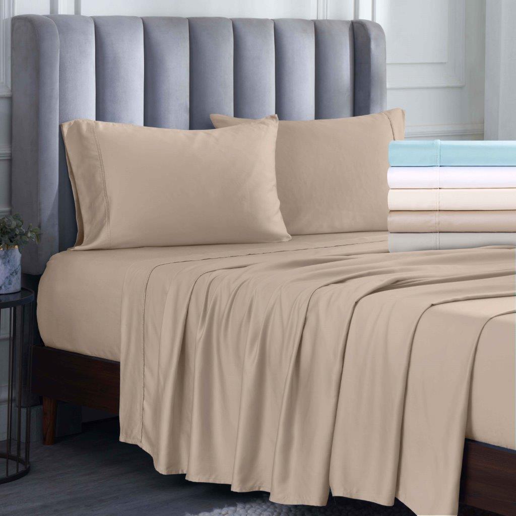 Premium 400 Thread Count Modal Duvet Cover Set from Beechwood - Ultra Soft & Breathable Bedding for All Seasons - Perfect for Master Bedrooms, Guest Rooms & Luxury Hotels