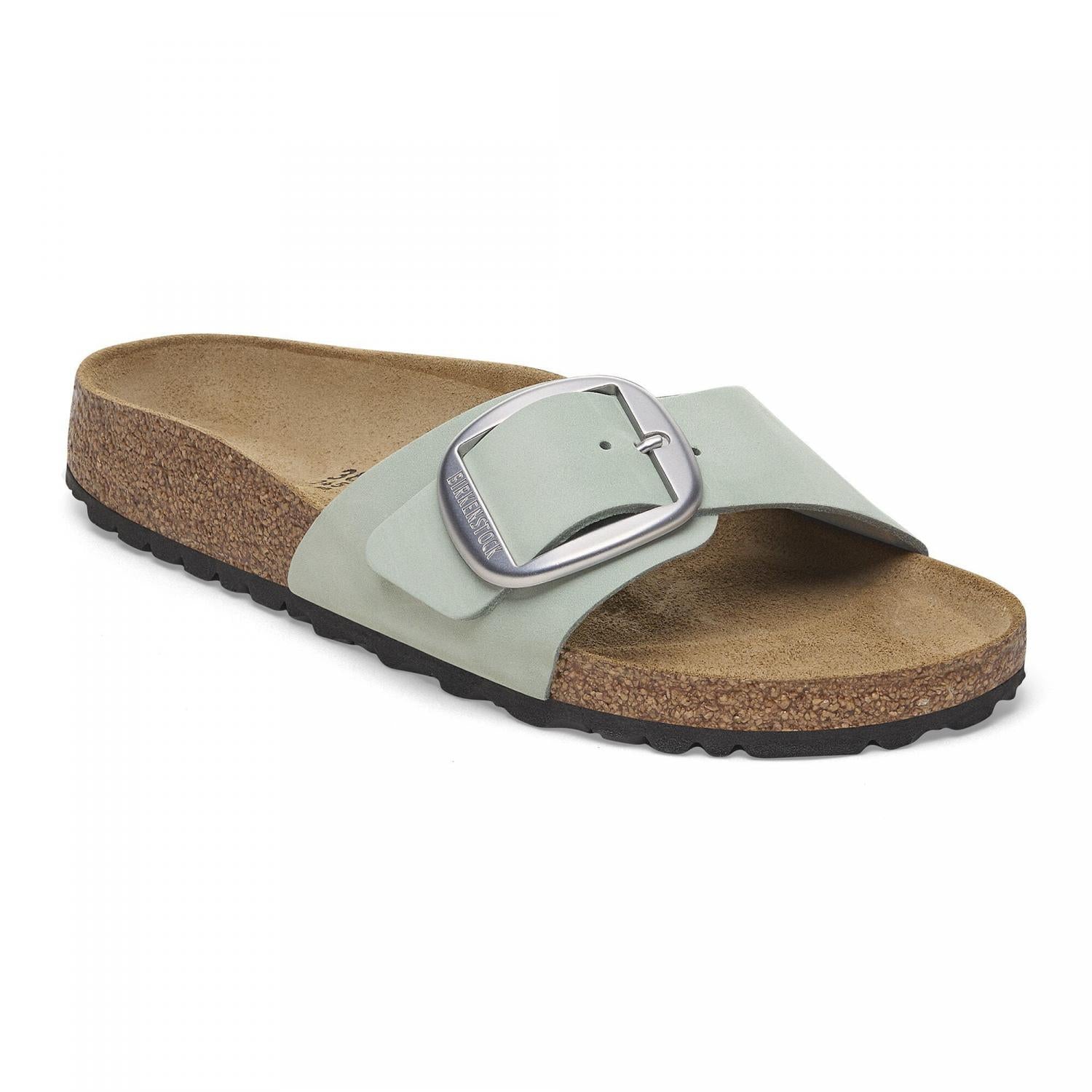 Madrid Big Buckle Sandals for Women - Comfortable Summer Slide Sandals with Adjustable Buckle | Perfect for Beach, Vacation & Casual Outfits