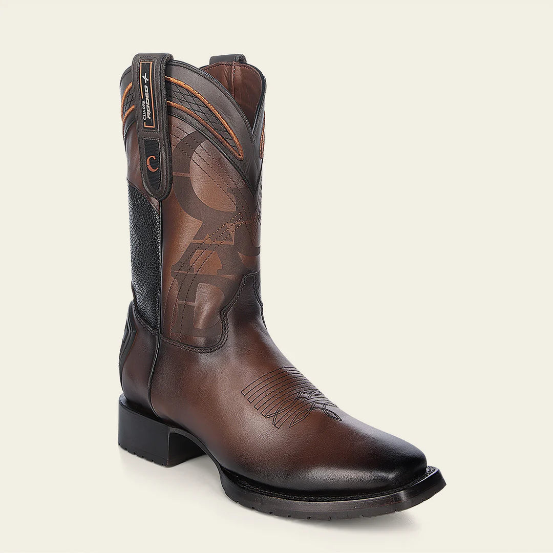 3Z20RS Genuine Cowhide Leather Western Cowboy Boots for Men & Women - Durable Rodeo Riding Boots for Country, Ranch, and Outdoor Adventures
