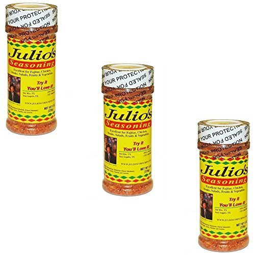 Julio's Southwestern Seasoning - 3 Pack (8 oz Each) for BBQ, Beef, Chicken & Vegetables | All-Purpose Spice Blend | Perfect for Grilling, Roasting & Meal Prep