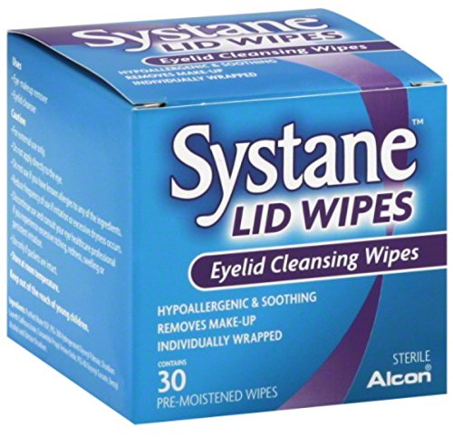 Systane Lid Wipes - 30 Count Eyelid Cleansing Wipes (Pack of 12) | Gentle Eye Hygiene for Dry Eyes, Blepharitis & Contact Lens Wearers | Perfect for Daily Use at Home, Travel & Office