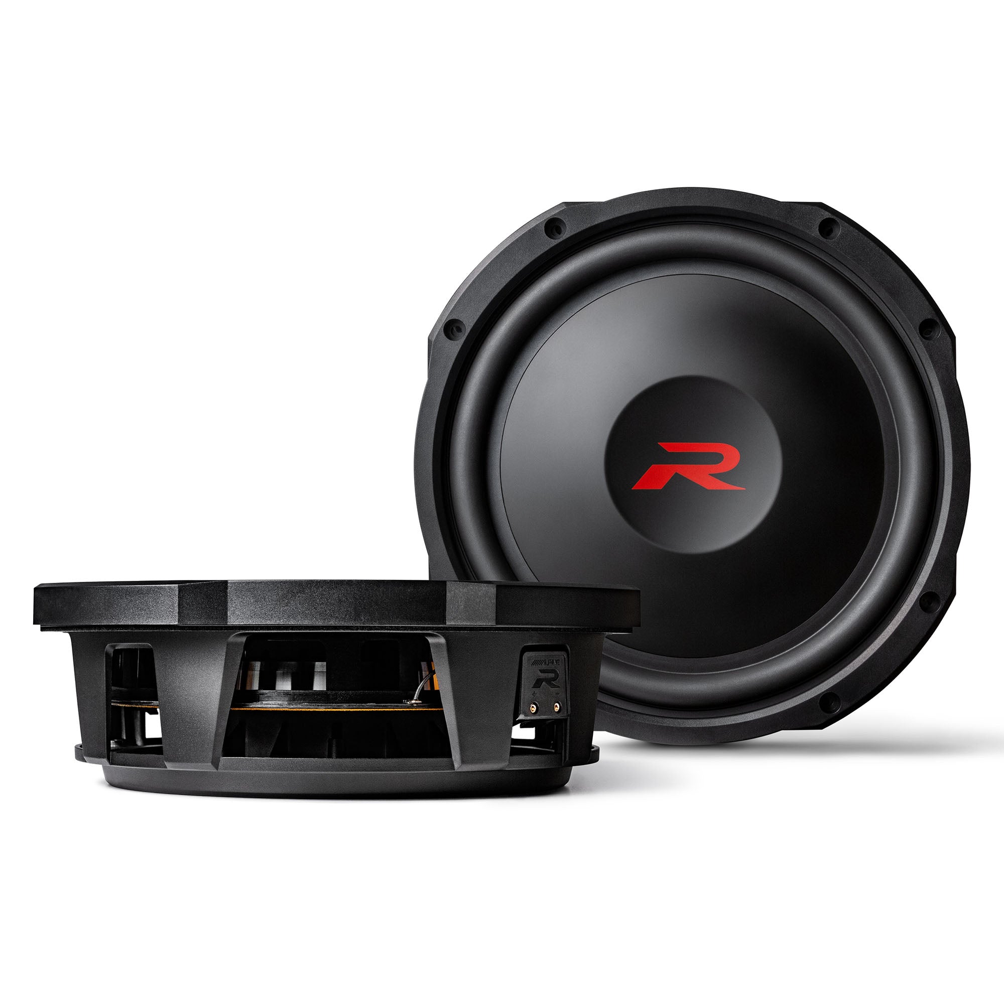 Alpine RS W12D2 12-Inch Dual 2 Ohm Voice Coil Shallow Subwoofers (Pair) - High-Performance Car Audio Bass for Trucks, SUVs & Custom Installations