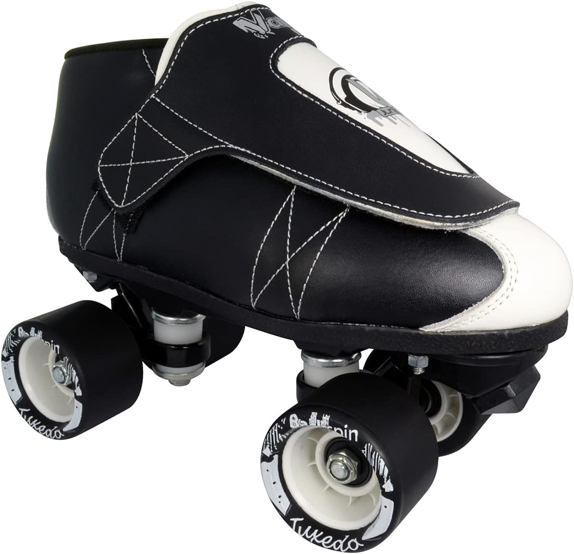 VNLA Junior Tuxedo Jam Skates - Unisex Indoor Roller Skates for Tricks, Jam & Speed Skating | Perfect for Rink, Roller Derby & Artistic Skating